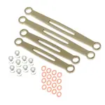 Redcat Racing #RER30281 Redcat Ascent-18 Aluminum Front Upper & Lower Links (Bronze) (4)