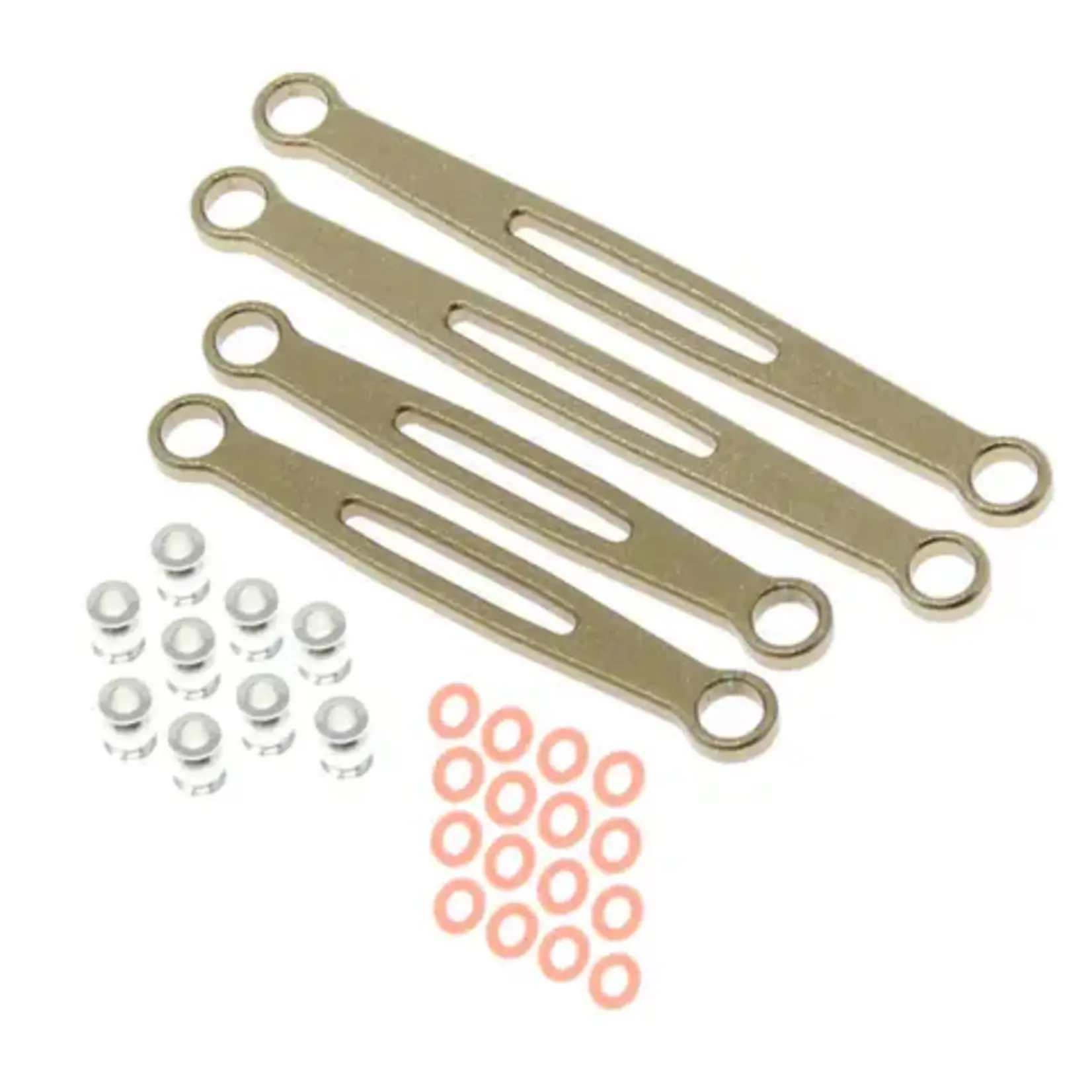 Redcat Racing #RER30281 Redcat Ascent-18 Aluminum Front Upper & Lower Links (Bronze) (4)