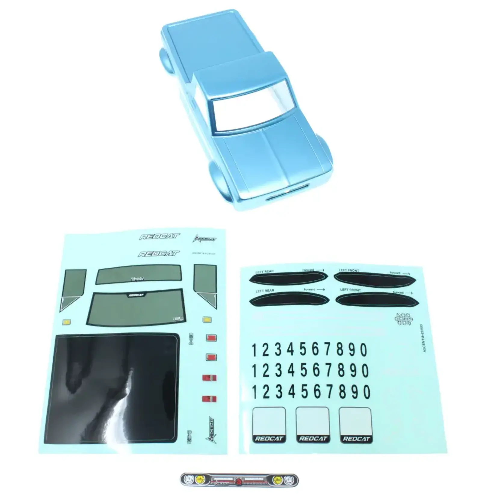 Redcat Racing #RER29969 Redcat Ascent 18 Crawler Body (Blue)(1pc)