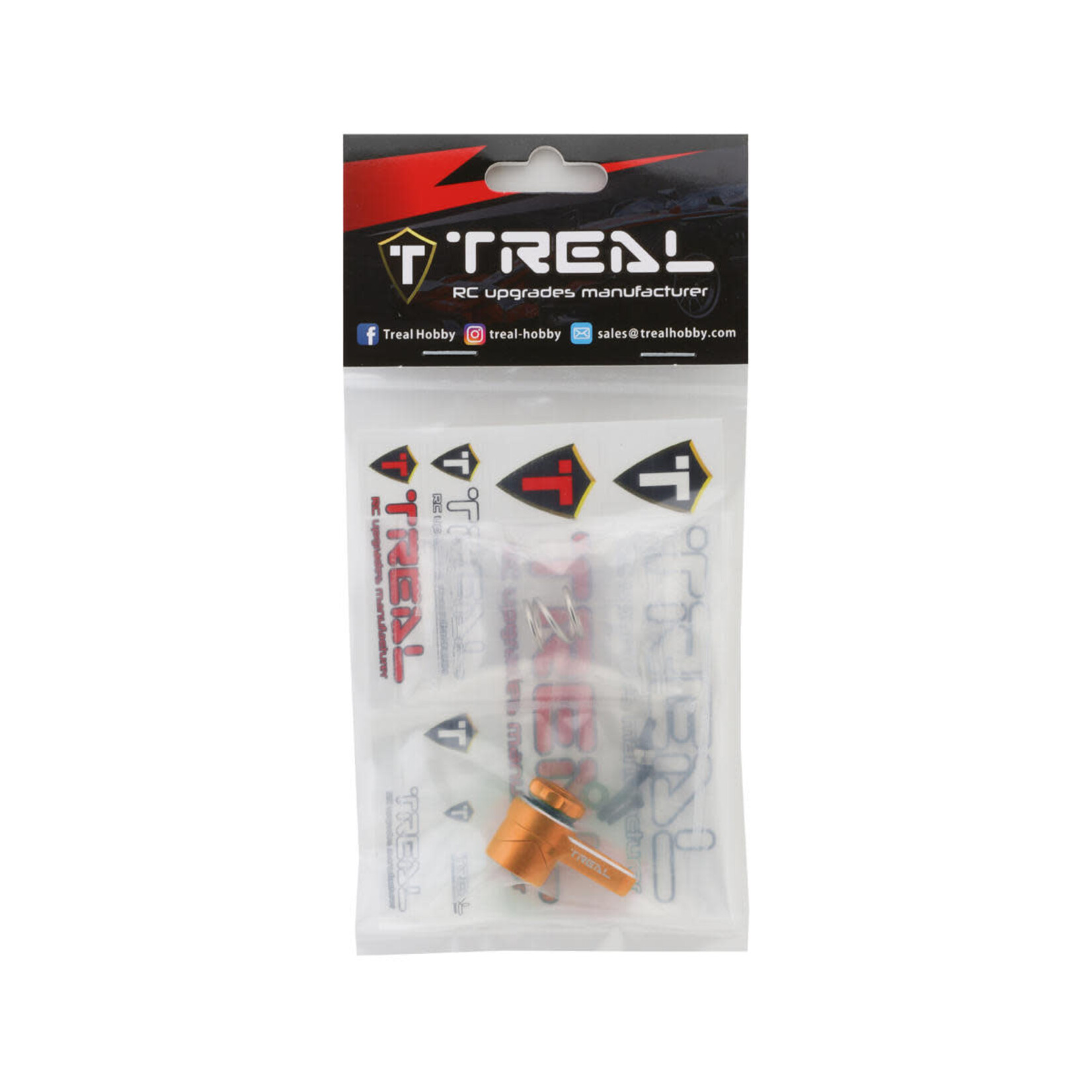 Treal #X003FY1GVB Treal Hobby Losi LMT Aluminum Servo Saver (25T) (Orange)