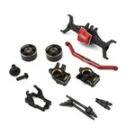 Treal #X003TM0ZKH Treal Hobby TRX-4M Aluminum Front Portal Axle Set (Black)