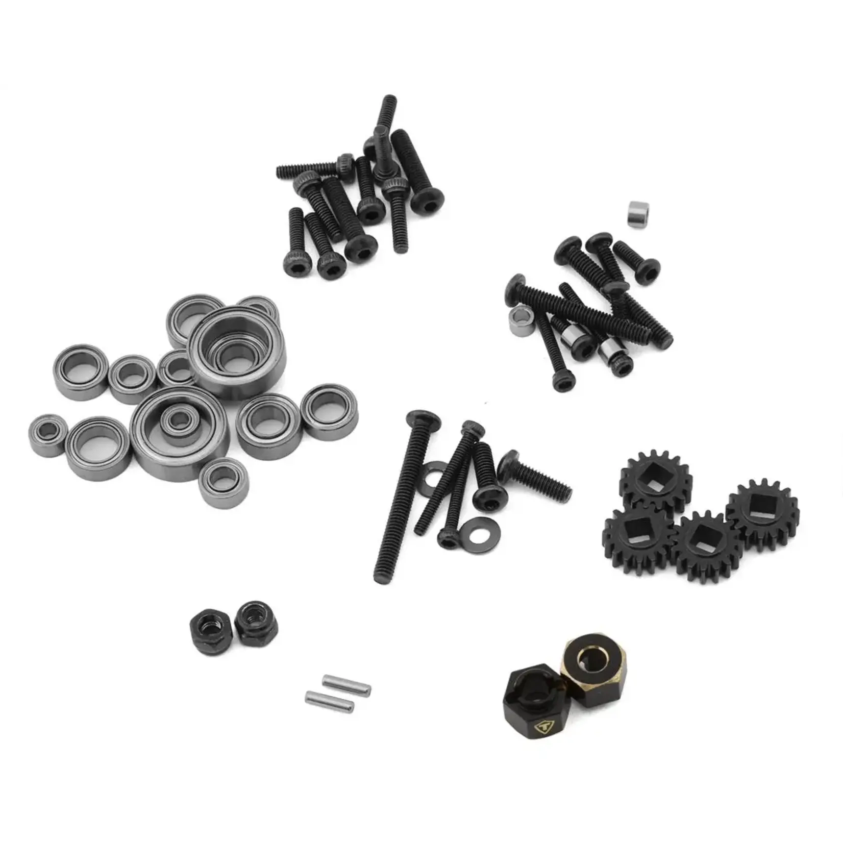 Treal #X003TLISRZ Treal Hobby TRX-4M Aluminum Front Portal Axle Set (Silver)