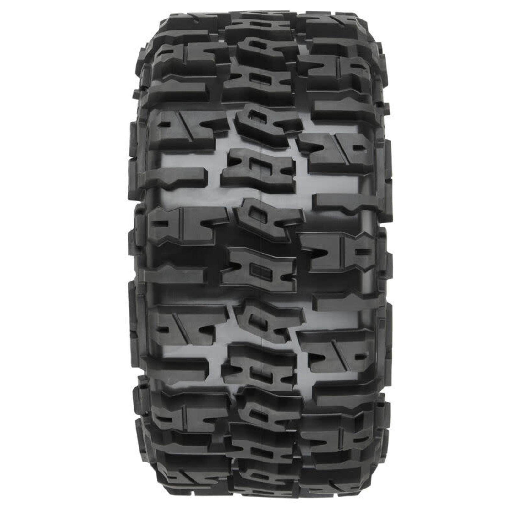 Pro-Line #PRO1024010 Pro-Line 1/6 Trencher F/R 5.7” Tires Mounted 24mm Black Raid 8x48 Hex (2)