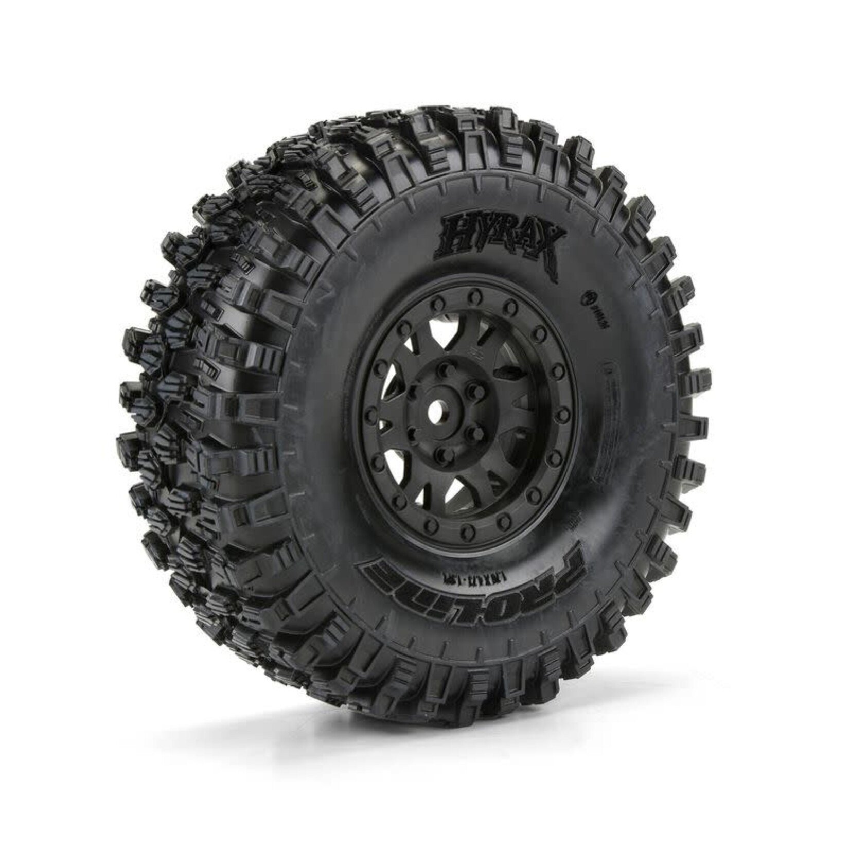 Pro-Line #PRO1012810 Pro-Line 1/10 Hyrax G8 F/R 1.9" Crawler Tires Mounted 12mm Black Impulse (2)