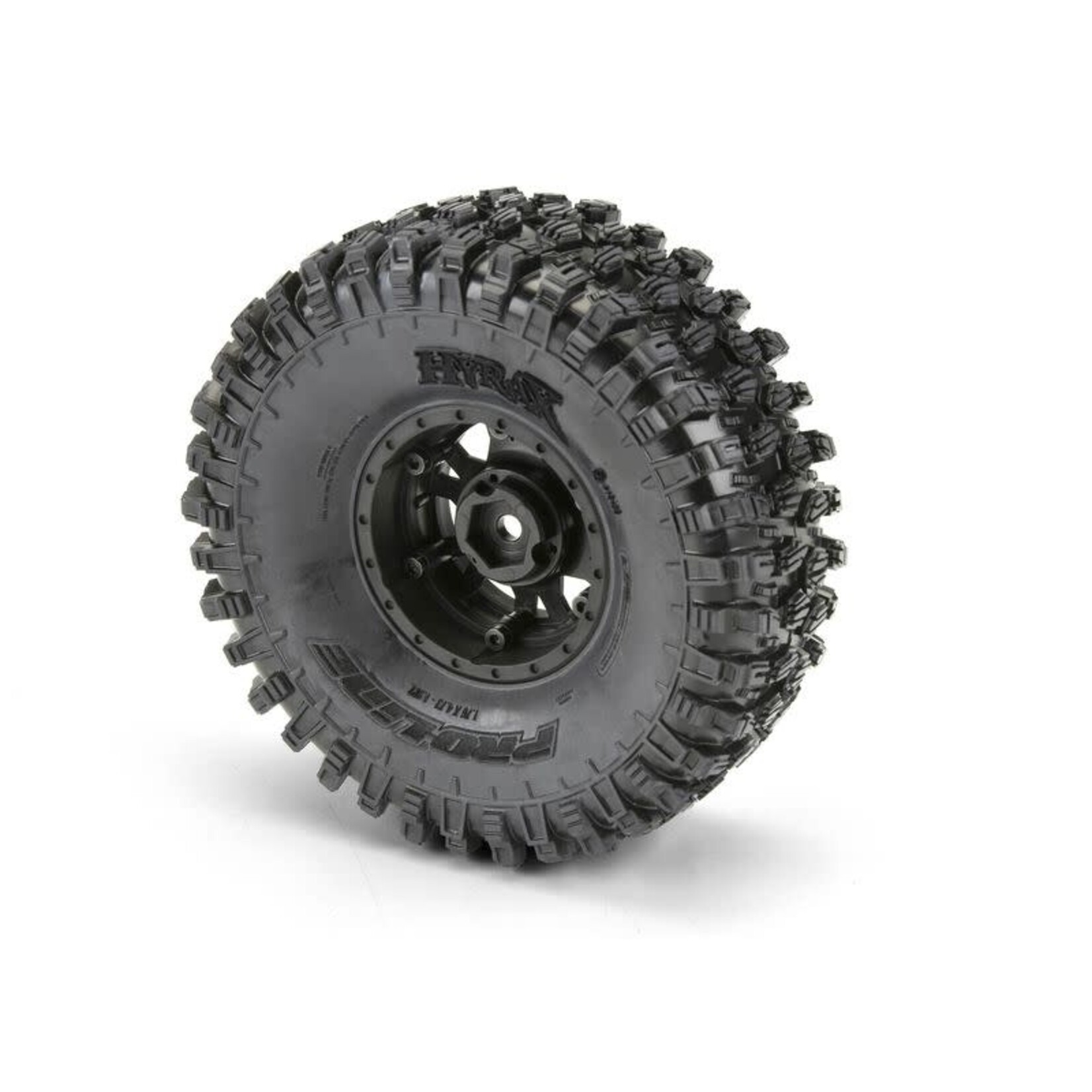 Pro-Line #PRO1012810 Pro-Line 1/10 Hyrax G8 F/R 1.9" Crawler Tires Mounted 12mm Black Impulse (2)