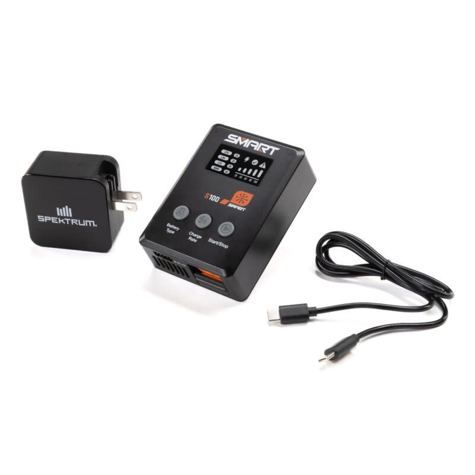 Spektrum #SPMXC2090C Spektrum S100 1x100W USB-C Smart Charger