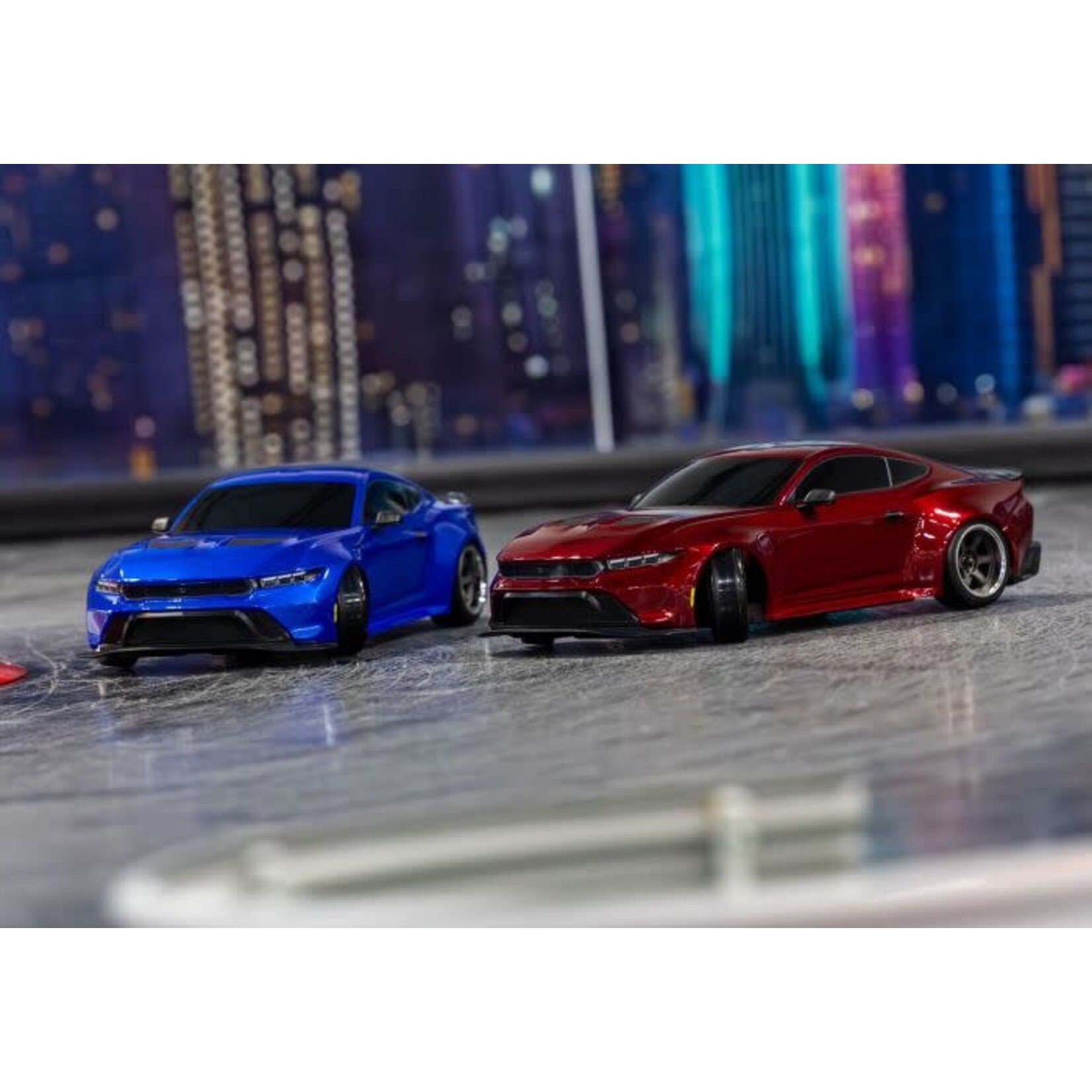 Traxxas #105237-4-BLUE Traxxas  4-Tec Drift Ford Mustang