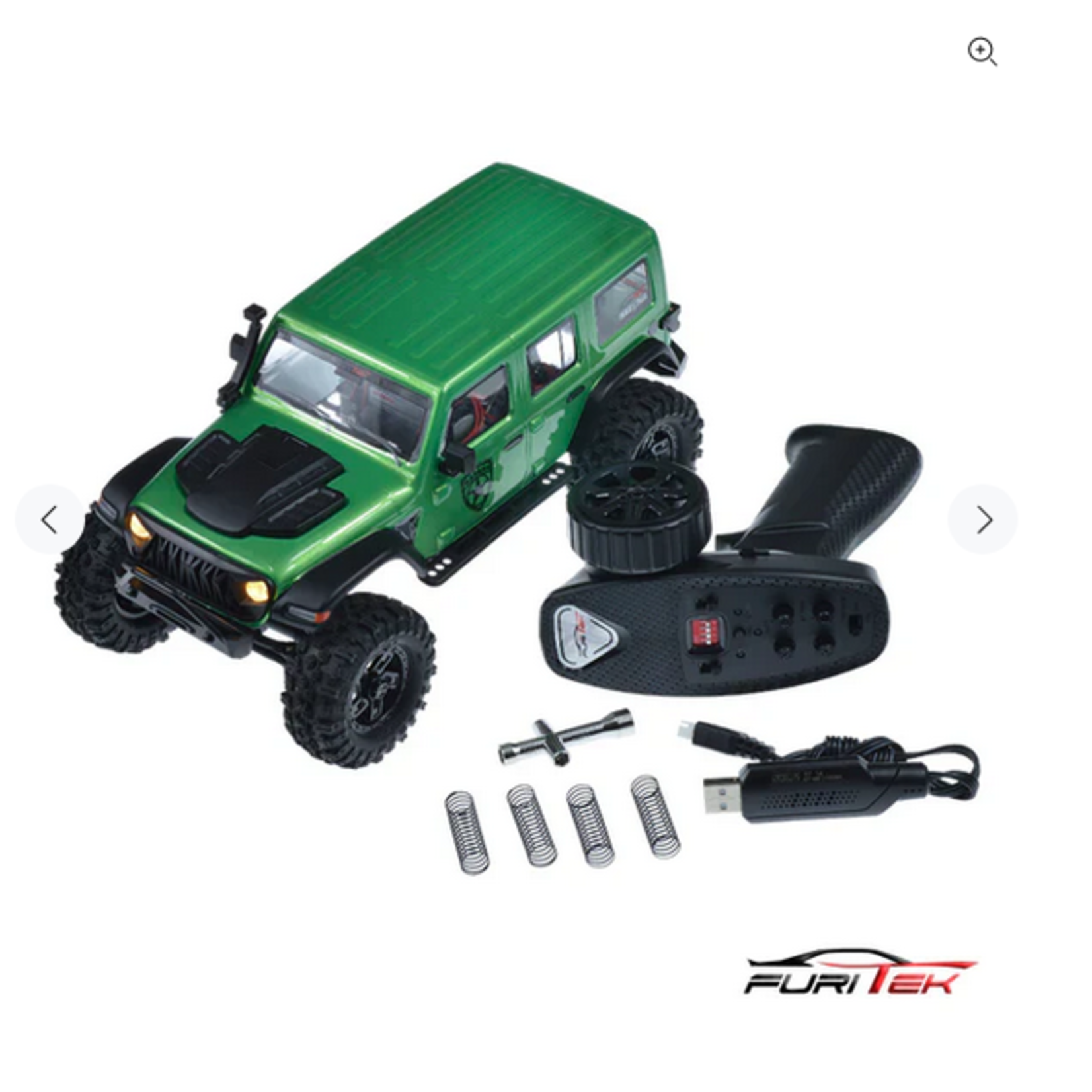 Furitek #FUR-2528 FURITEK FX118 KATANA RTR BRUSHLESS 1/18 RC CRAWLER KIT (GREEN)