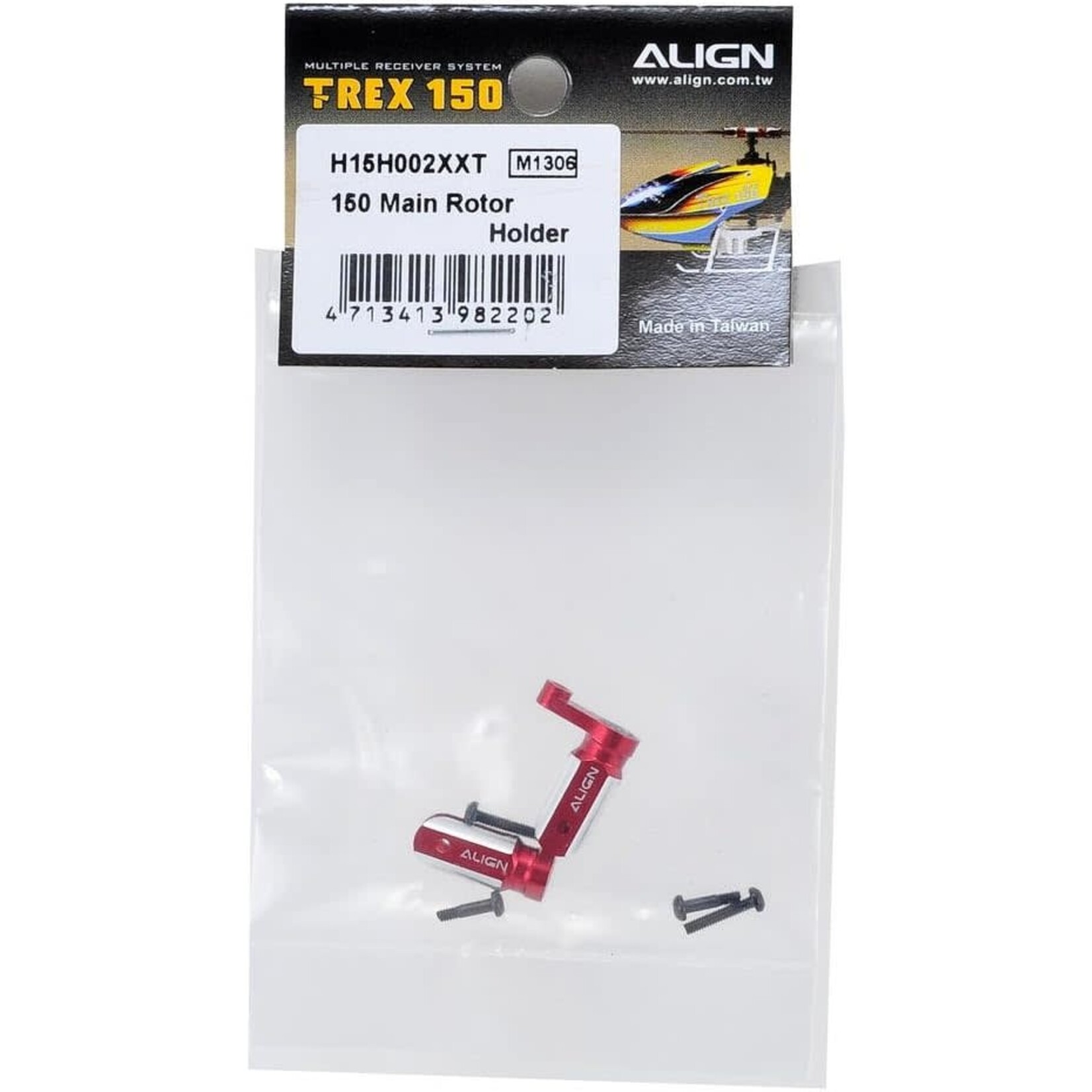 Align #H15H002XXT Align T-Rex 150 Main Rotor Holder Set