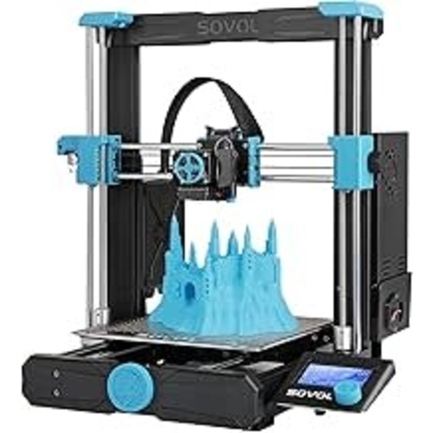 SOVOL #SV06 3D Printer Open Source with All Metal Hotend Planetary Dual Gear Direct Drive Extruder 25-Point Auto Leveling PEI Build Plate 32 Bit Silent Board Printing Size 8.66x8.66x9.84 inch