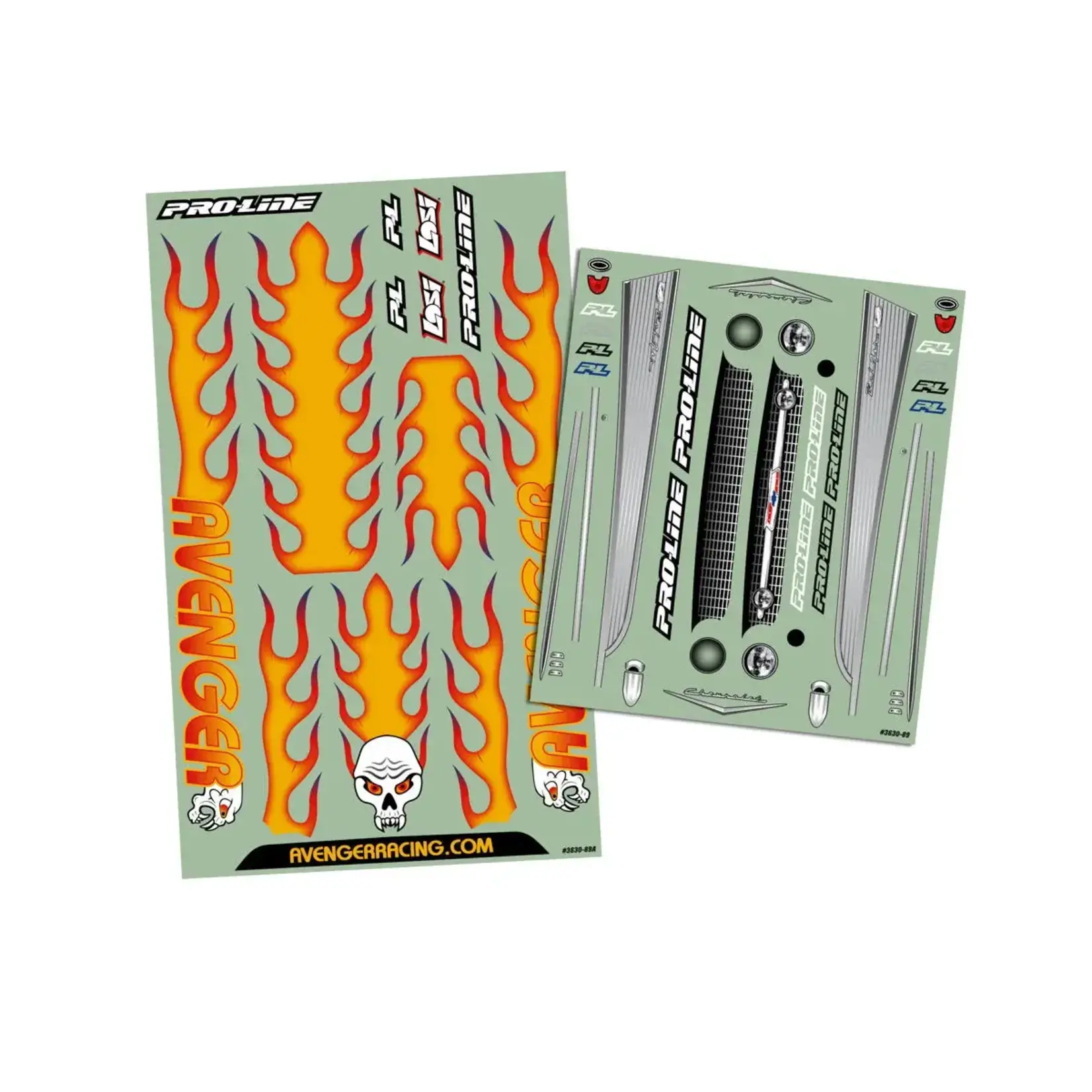 Pro-Line #PRO363000 Pro-Line LMT 1957 Chevy Bel Air "Avenger" 1/10 Monster Truck Body (Clear) (330mm Wheelbase)