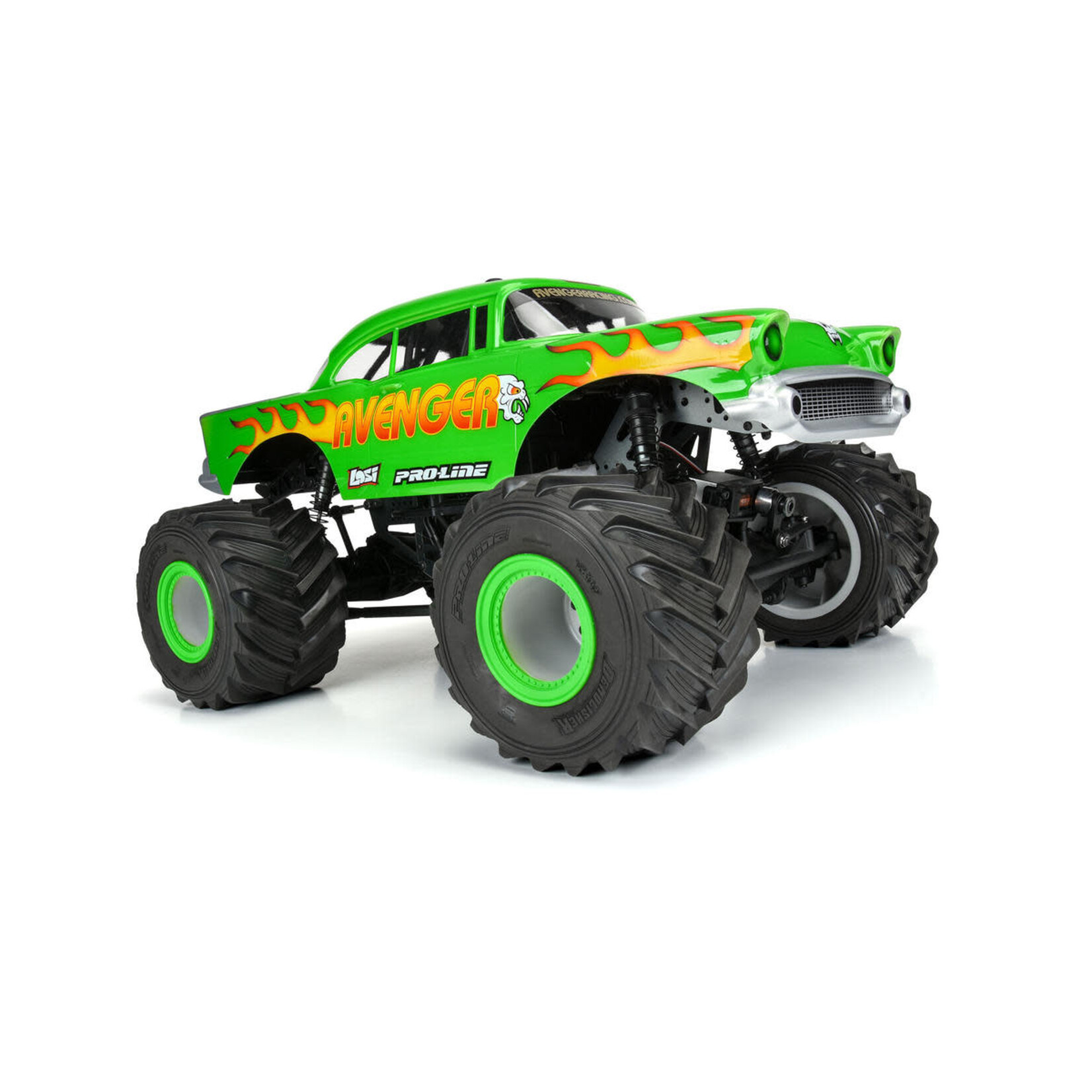 Pro-Line #PRO363000 Pro-Line LMT 1957 Chevy Bel Air "Avenger" 1/10 Monster Truck Body (Clear) (330mm Wheelbase)