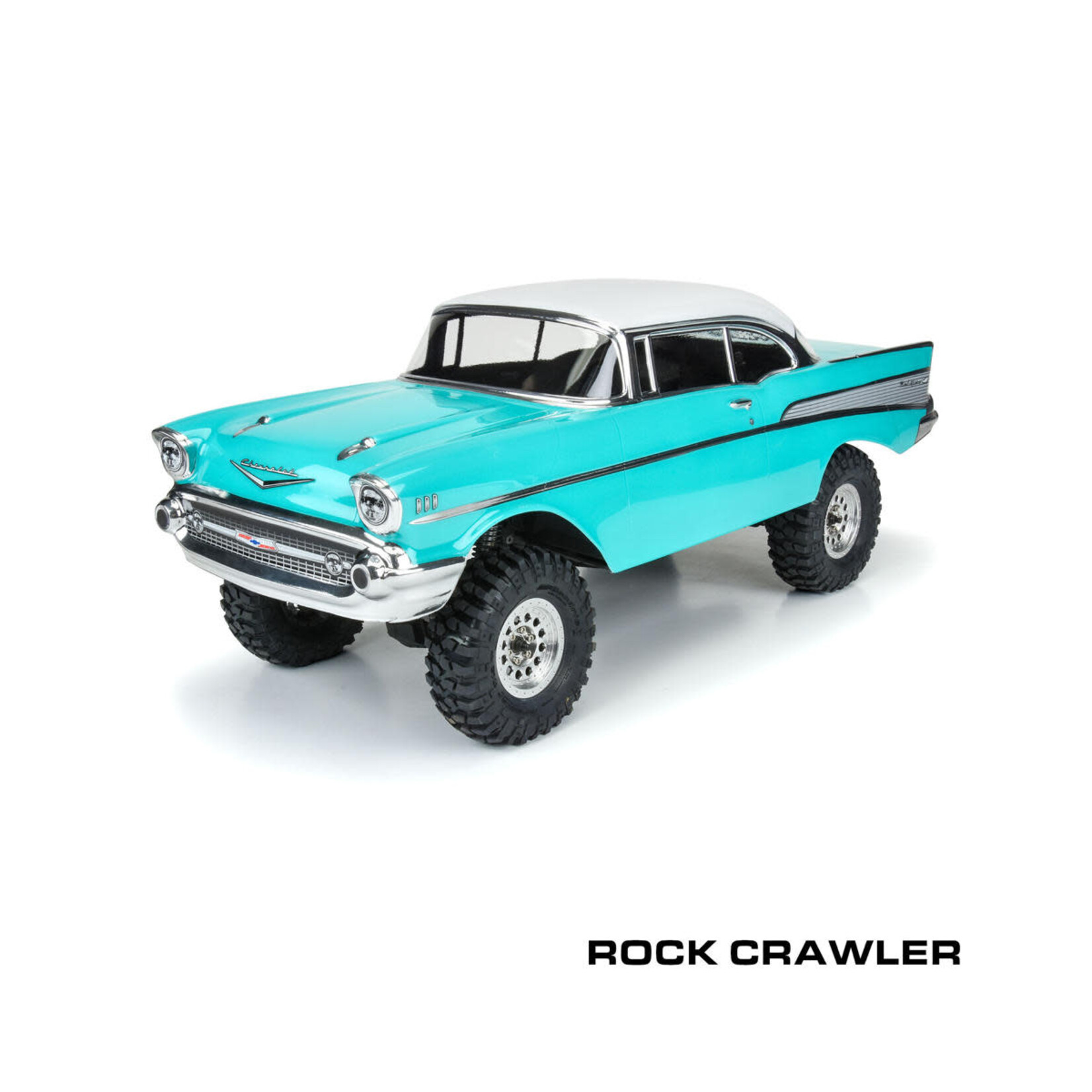 Pro-Line #PRO363000 Pro-Line LMT 1957 Chevy Bel Air "Avenger" 1/10 Monster Truck Body (Clear) (330mm Wheelbase)