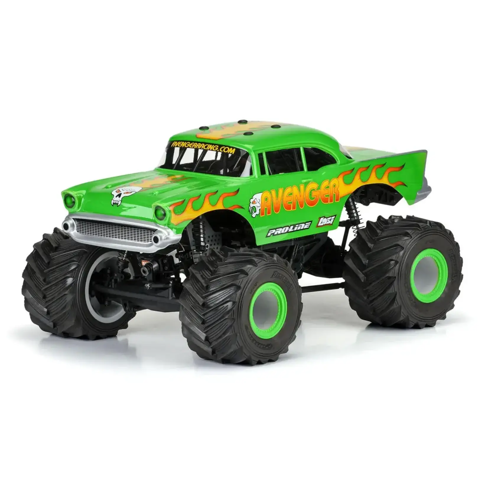 Pro-Line #PRO363000 Pro-Line LMT 1957 Chevy Bel Air "Avenger" 1/10 Monster Truck Body (Clear) (330mm Wheelbase)