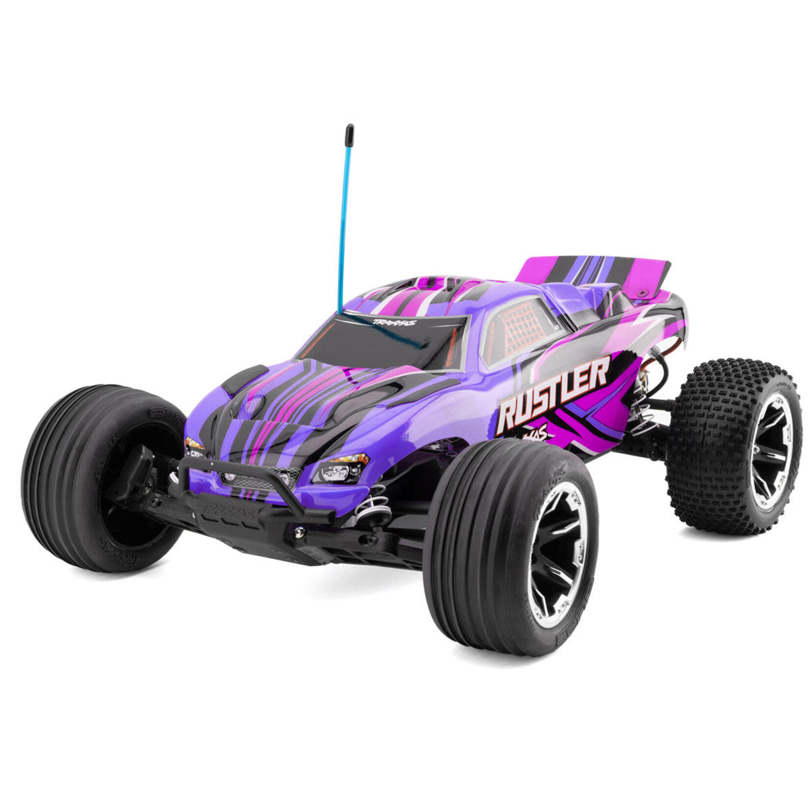 Traxxas #37254-8-PINK Traxxas Rustler HD 1/10 RTR 2WD Electric Stadium Truck (Pink) w/XL-5 ESC, TQ 2.4GHz Radio, Battery & USB-C Charger
