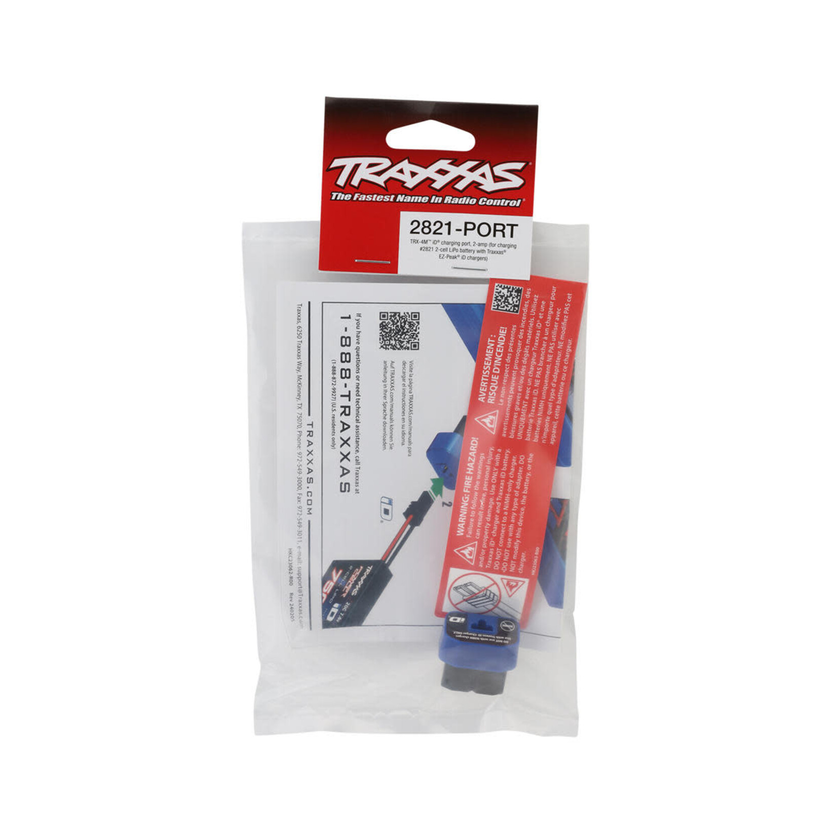 Traxxas #2821-PORT Traxxas EZ-Peak iD Charger Port Adapter (TRX4-M)