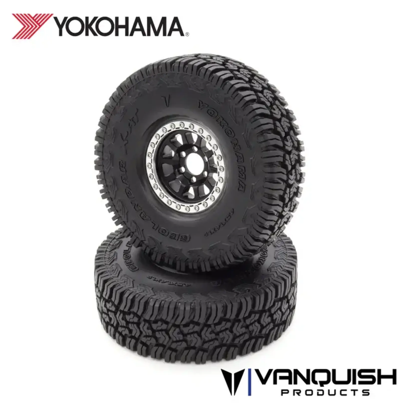 Vanquish Products #VPS10107 Vanquish Products Yokohama Geolandar X-AT 1.9 Tires (2) Red Compound