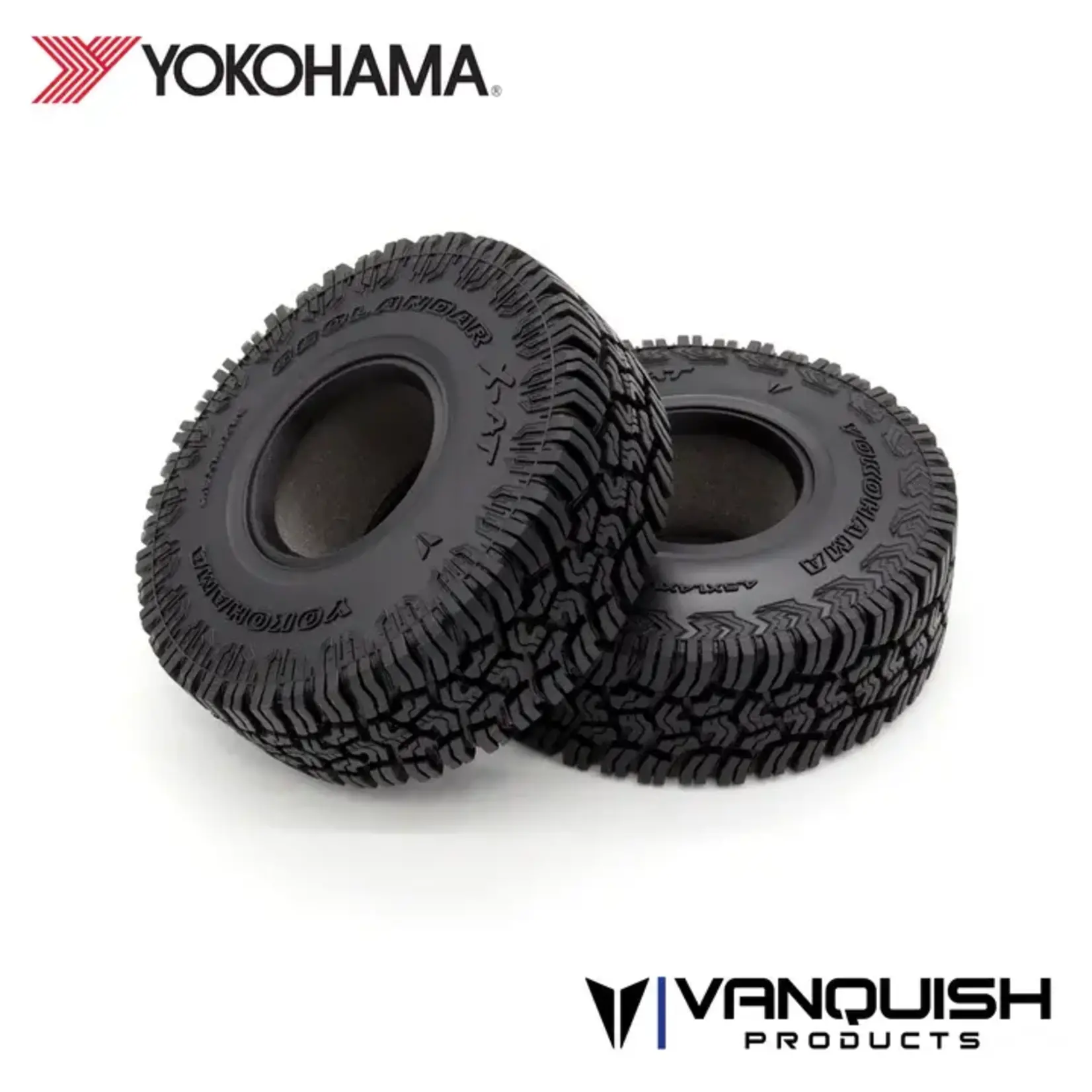 Vanquish Products #VPS10107 Vanquish Products Yokohama Geolandar X-AT 1.9 Tires (2) Red Compound