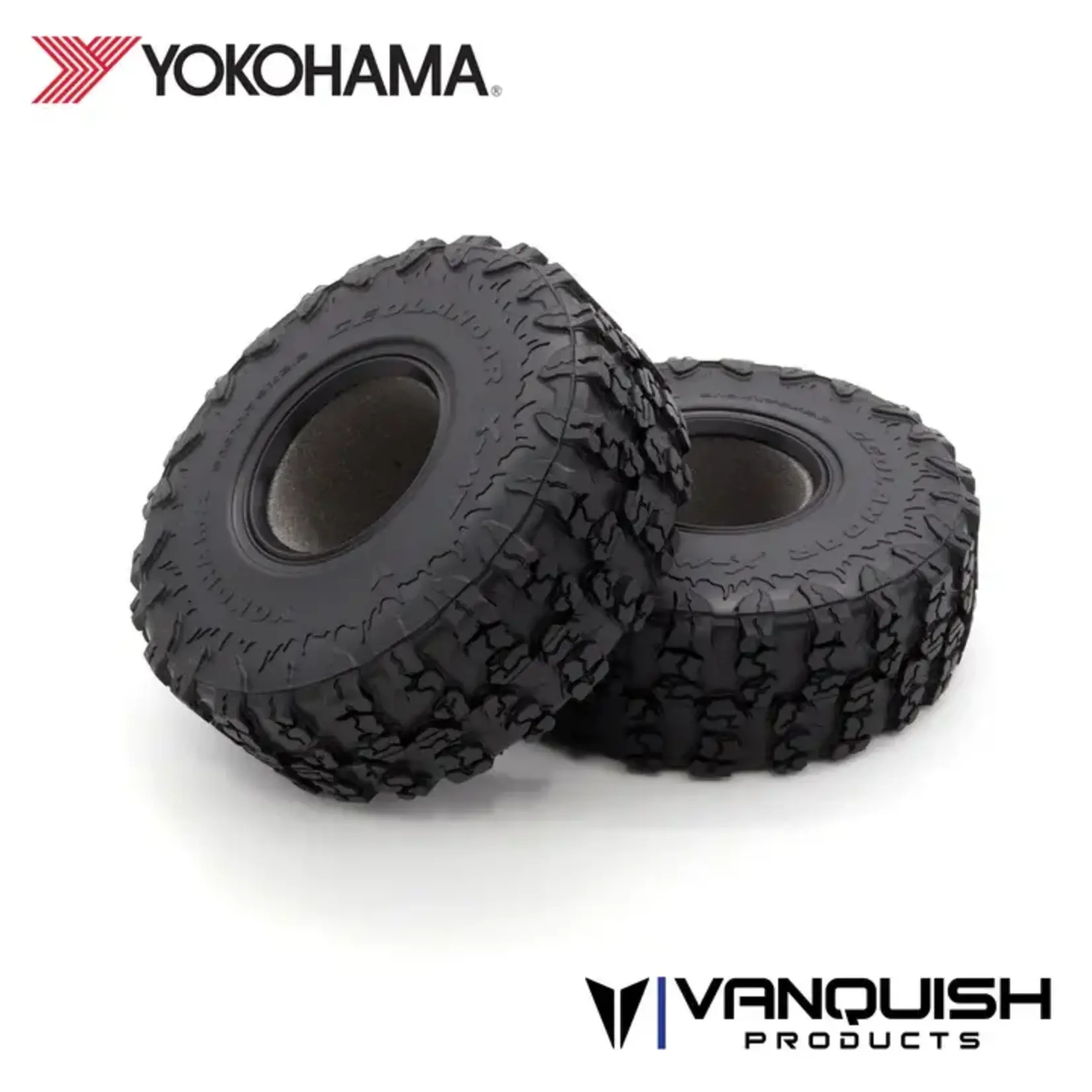 Vanquish Products #VPS10106 Vanquish Products Yokohama Geolandar X-MT 2.2 Tires (2) Red Compound