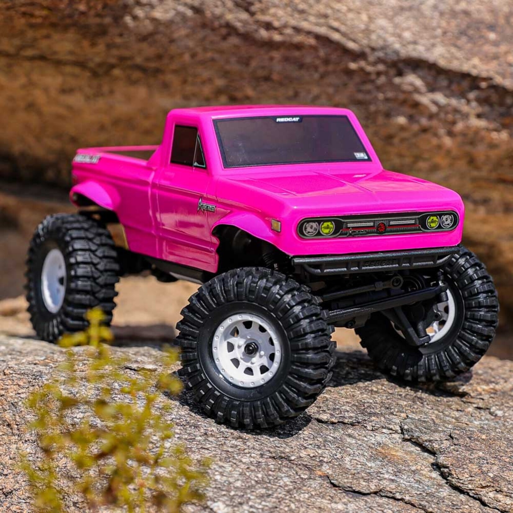 Redcat Racing #RER33117 Redcat Racing 1/18 Ascent-18 4x4 Brushed Electric Rock Crawler RTR, Pink