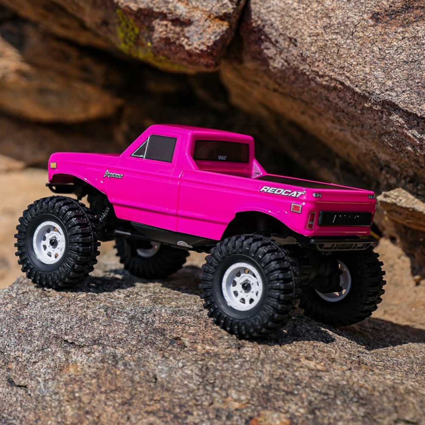 Redcat Racing #RER33117 Redcat Racing 1/18 Ascent-18 4x4 Brushed Electric Rock Crawler RTR, Pink