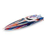 Traxxas #103076-4-ORNG Traxxas Spartan SR Brushless 36" Race Boat RTR, Orange