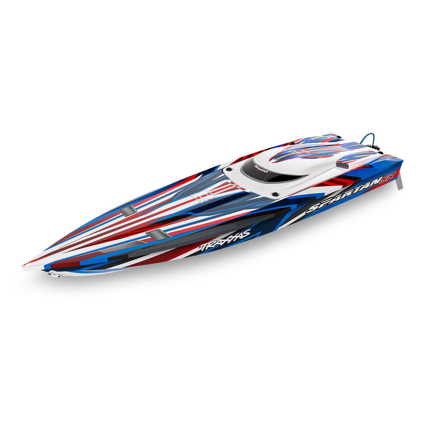 Traxxas #103076-4-RED Traxxas Spartan SR Brushless 36" Race Boat RTR, Red