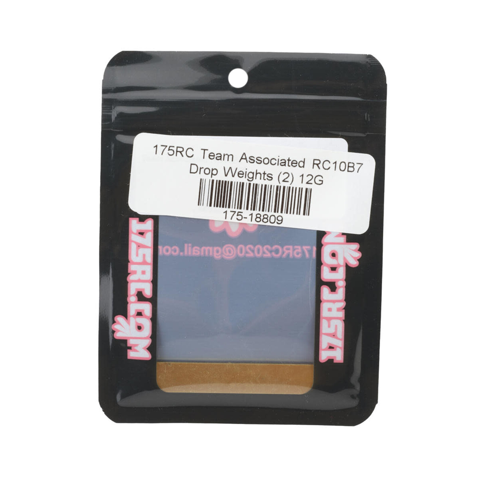 Team Associated #175-18809 Team Associated RC10B7 Drop Weights (2) (12g) 175RC