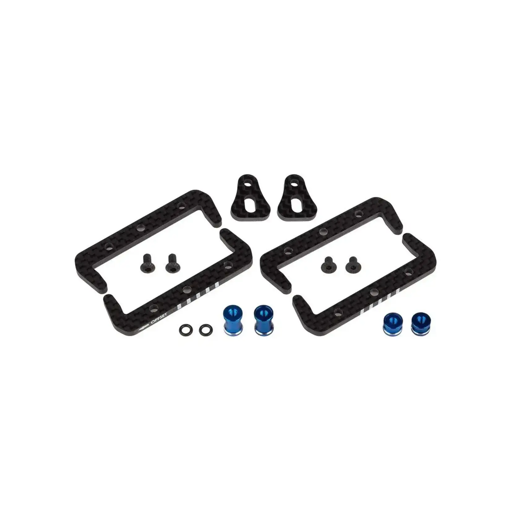 Team Associated #92482 Team Associated RC10B7/B7D Factory Team Carbon Fiber Battery Mount Set