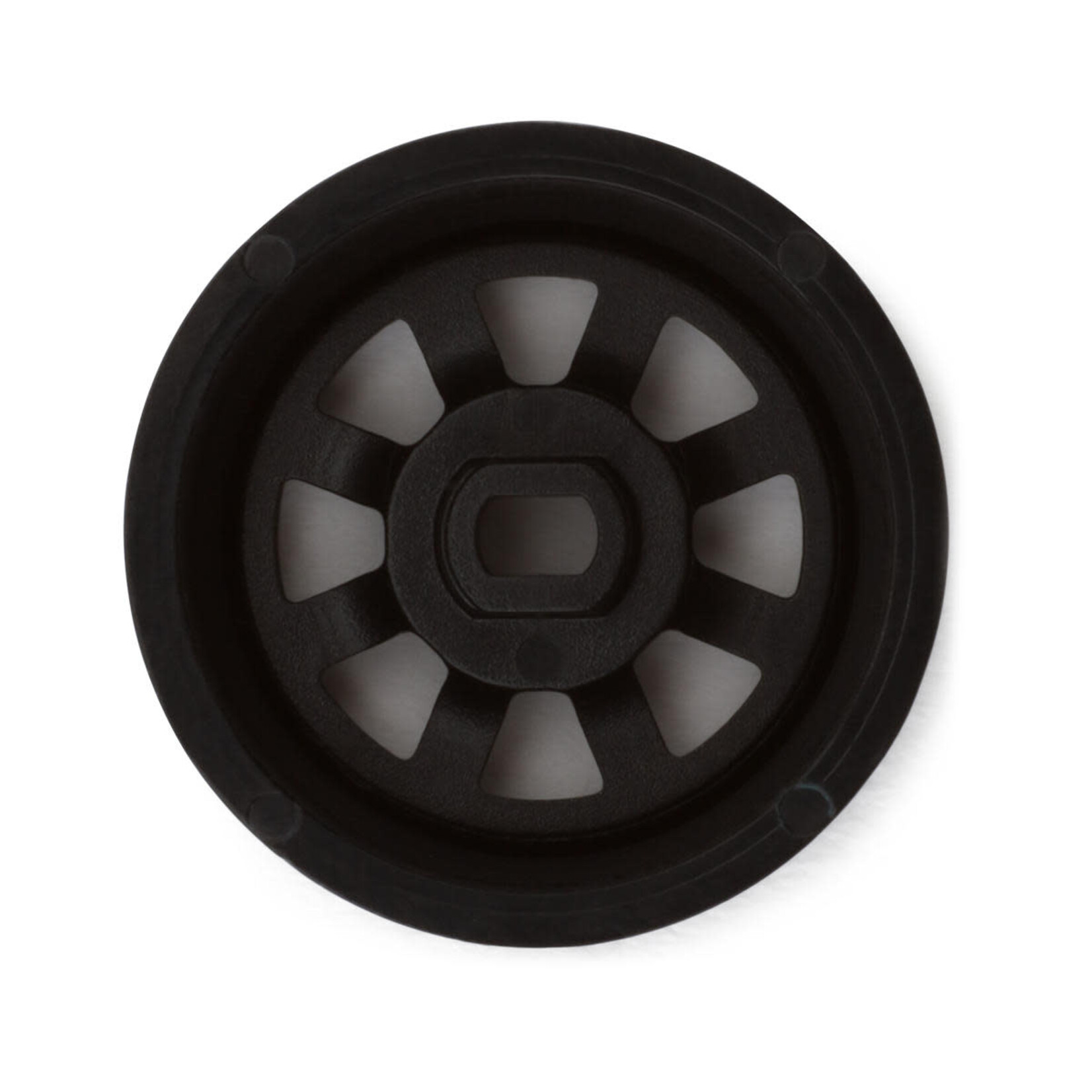 Kyosho #MDH020GM Kyosho AWD Watanabe Eight Spoke Wheels (Black) (4) (0mm Offset)