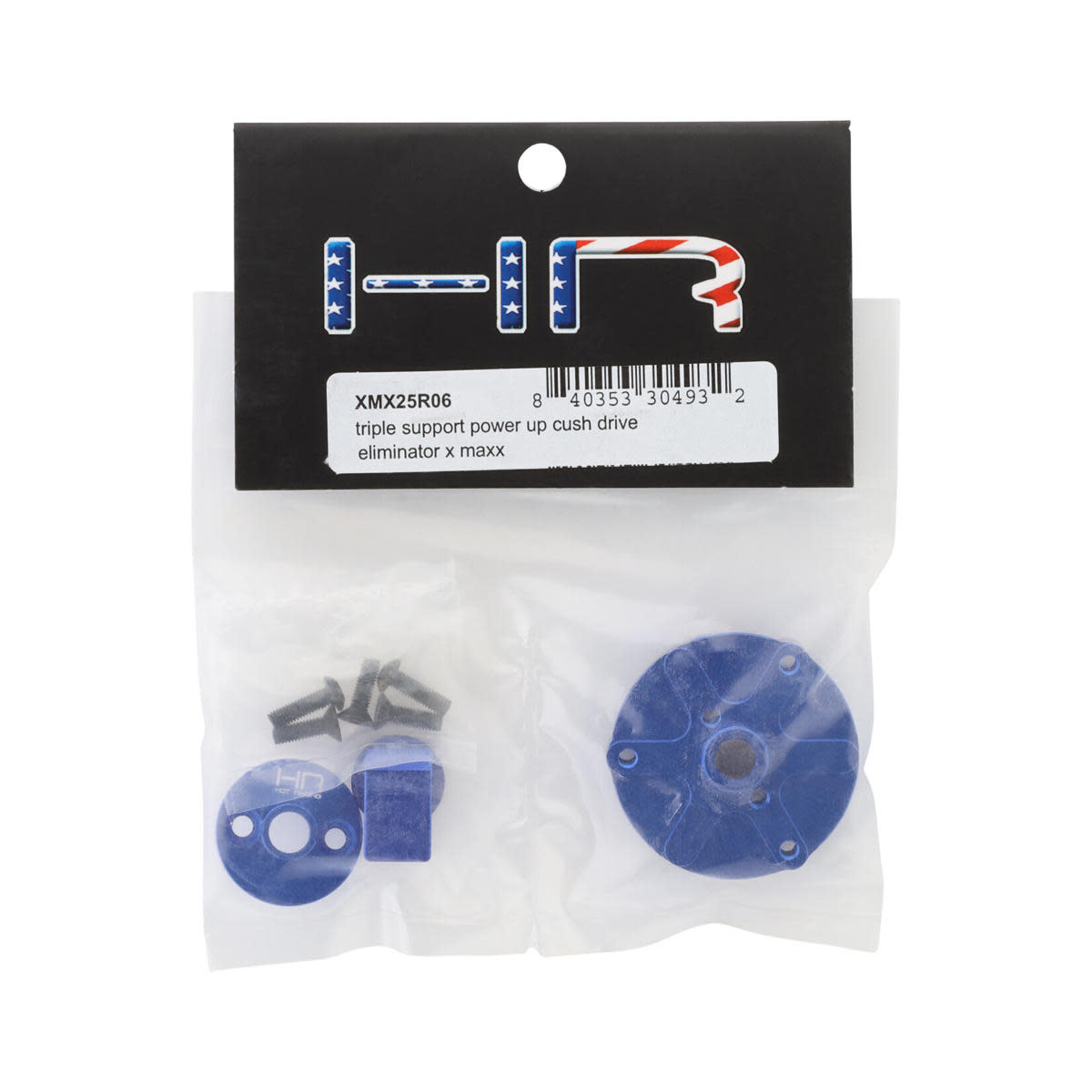 Hot Racing #XMX25R06 Hot Racing Triple Support Power Up Cush Drive Eliminator Set for Traxxas® XRT™ (Blue)