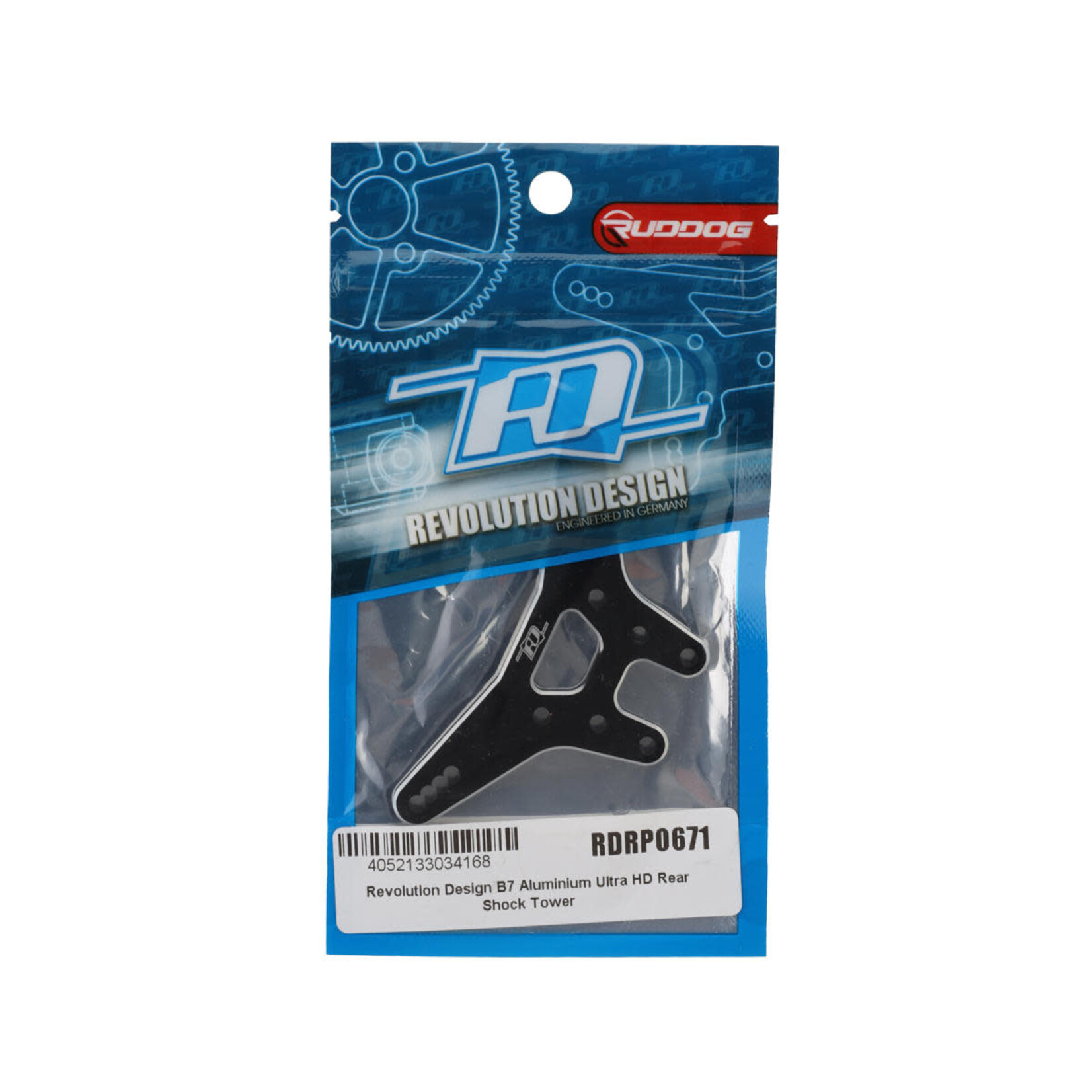 Revolution Design #RDRP0671 Revolution Design B7 Aluminium Ultra HD Rear Shock Tower (Black)