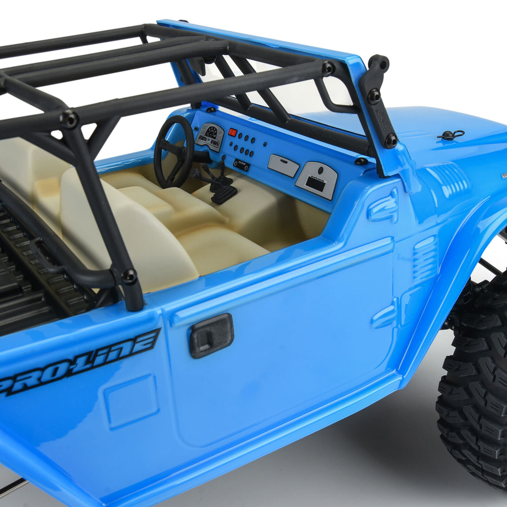 Pro-Line PRO362300 Pro-Line 1/10 1979 Toyota Land Cruiser FJ40 Clear Body/Cage 12.3" WB Crawlers
