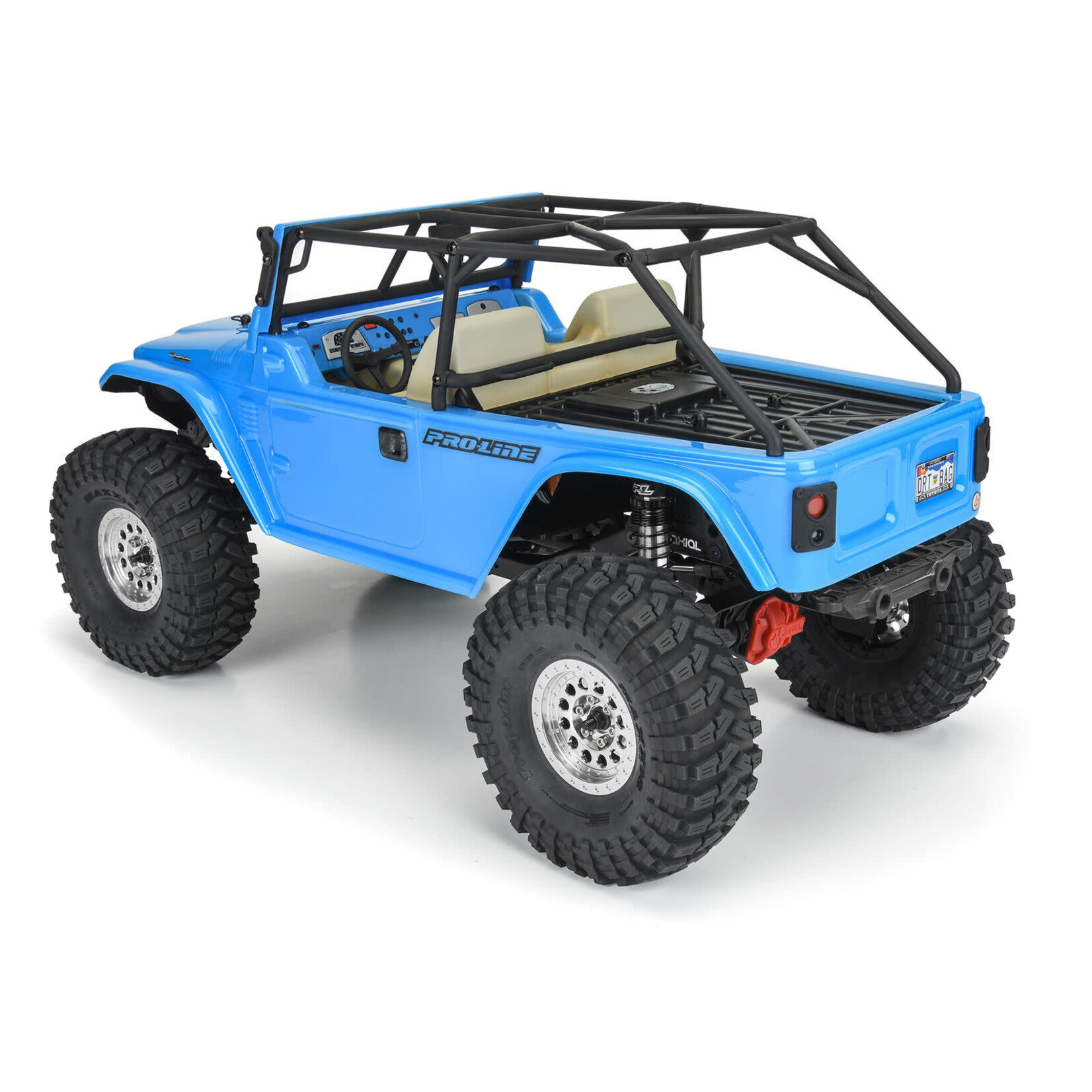 Pro-Line PRO362300 Pro-Line 1/10 1979 Toyota Land Cruiser FJ40 Clear Body/Cage 12.3" WB Crawlers