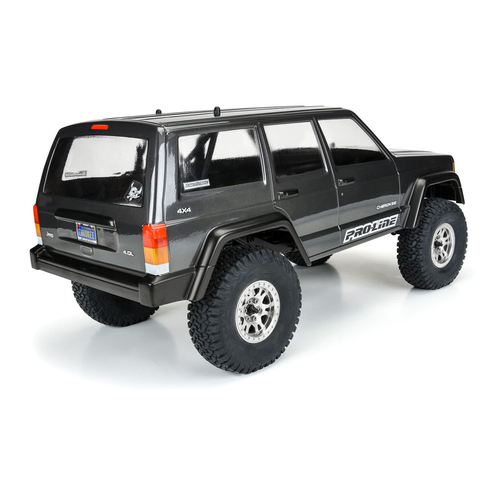 Pro-Line #PRO363500 Pro-Line 1/10 2001 Jeep Cherokee Clear Body 12.3” (313mm) Wheelbase Crawlers