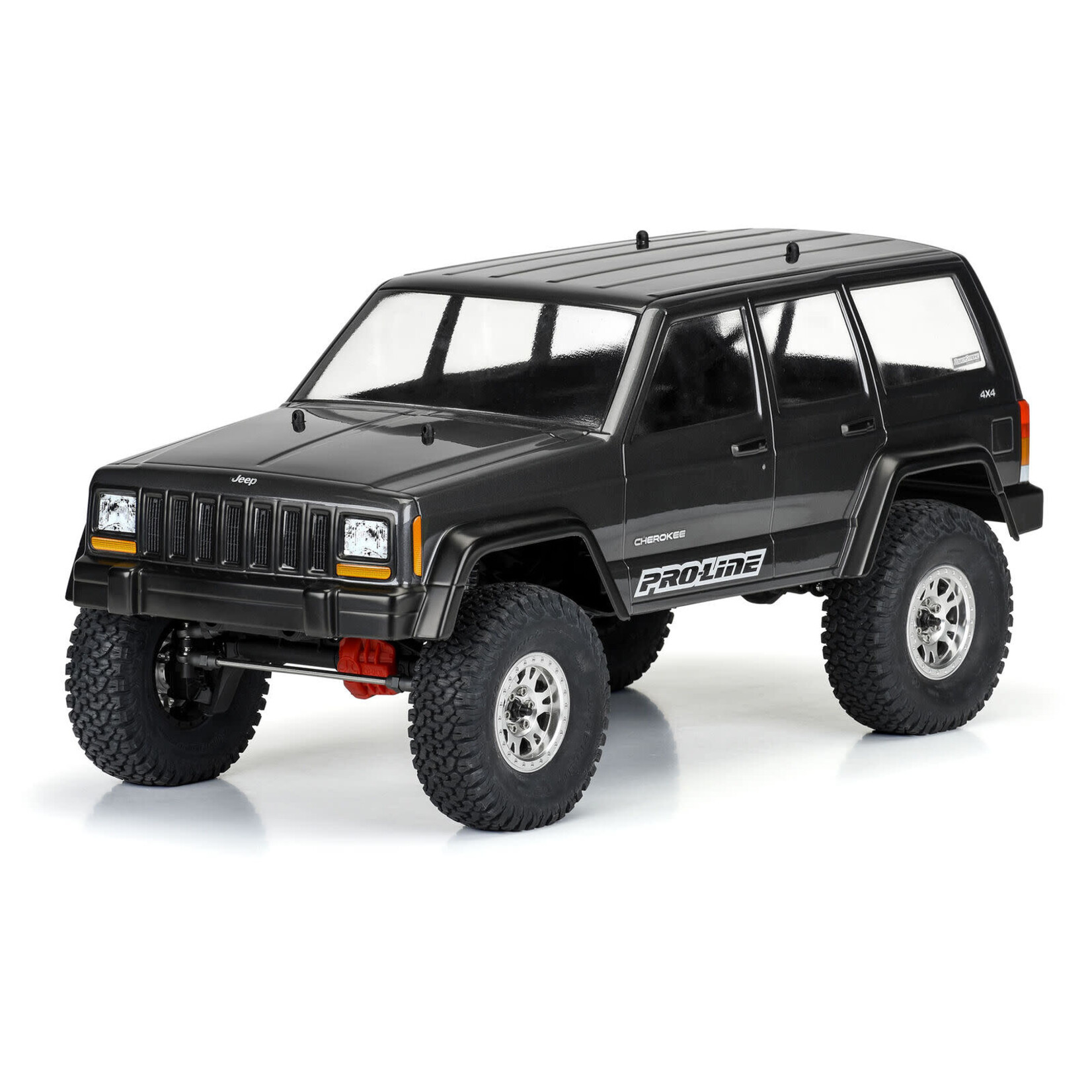 Pro-Line #PRO363500 Pro-Line 1/10 2001 Jeep Cherokee Clear Body 12.3” (313mm) Wheelbase Crawlers