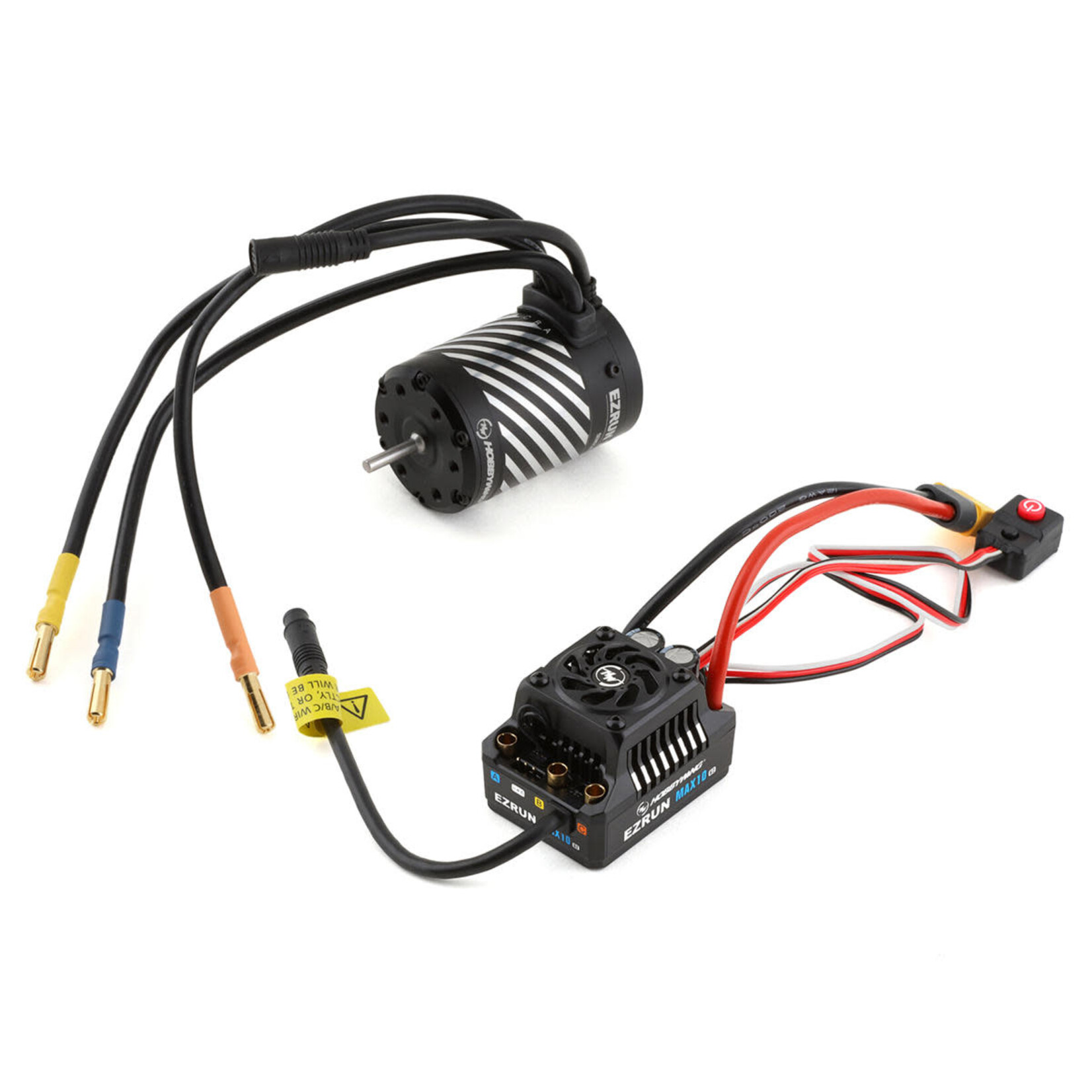 Hobbywing #38020346 Hobbywing EZRun MAX10 G2 80 Amp Sensored Brushless Waterproof ESC/3652SD Motor Combo (3300kV)