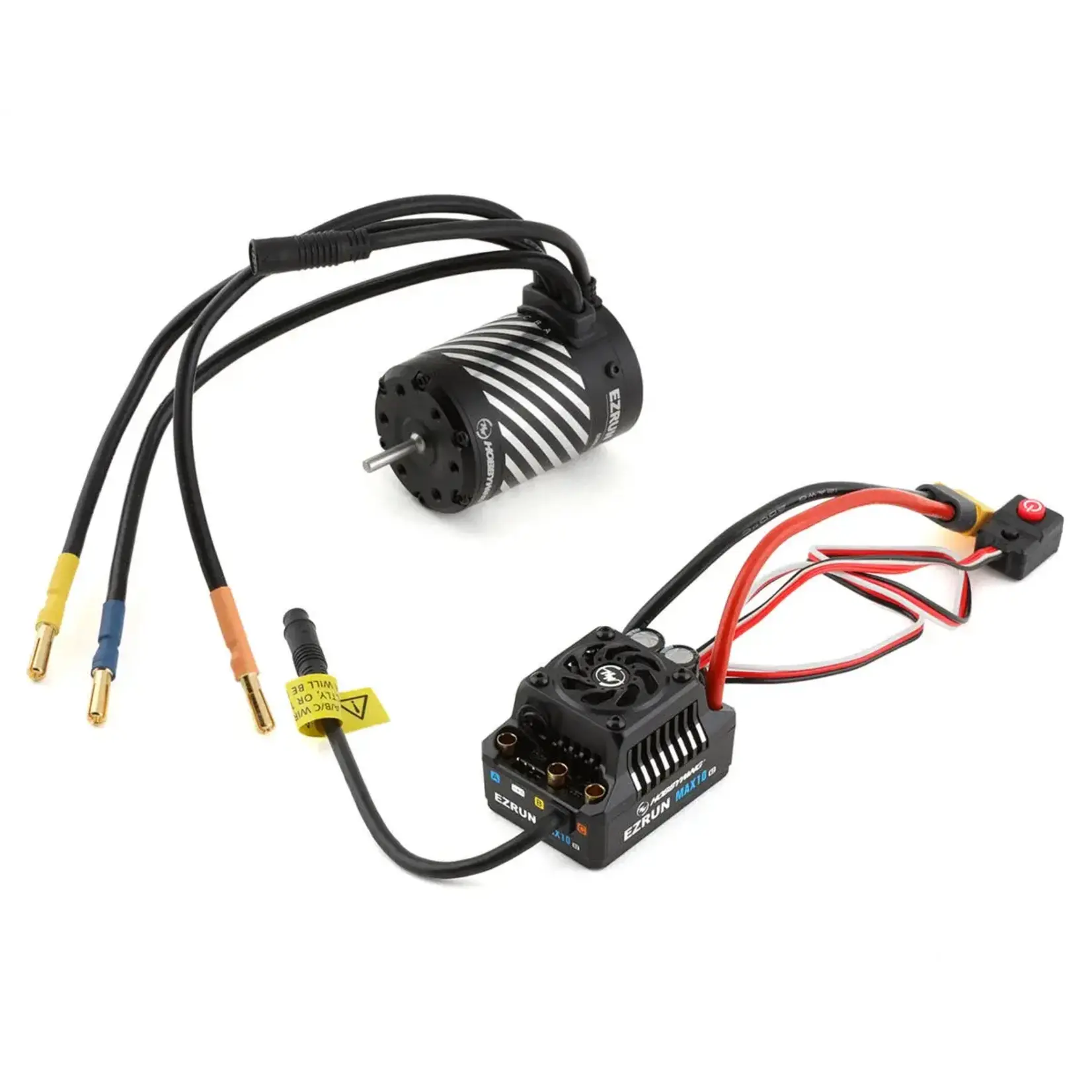 Hobbywing #38020347 Hobbywing EZRun MAX10 G2 80 Amp Sensored Brushless Waterproof ESC/3652SD Motor Combo (4100kV)