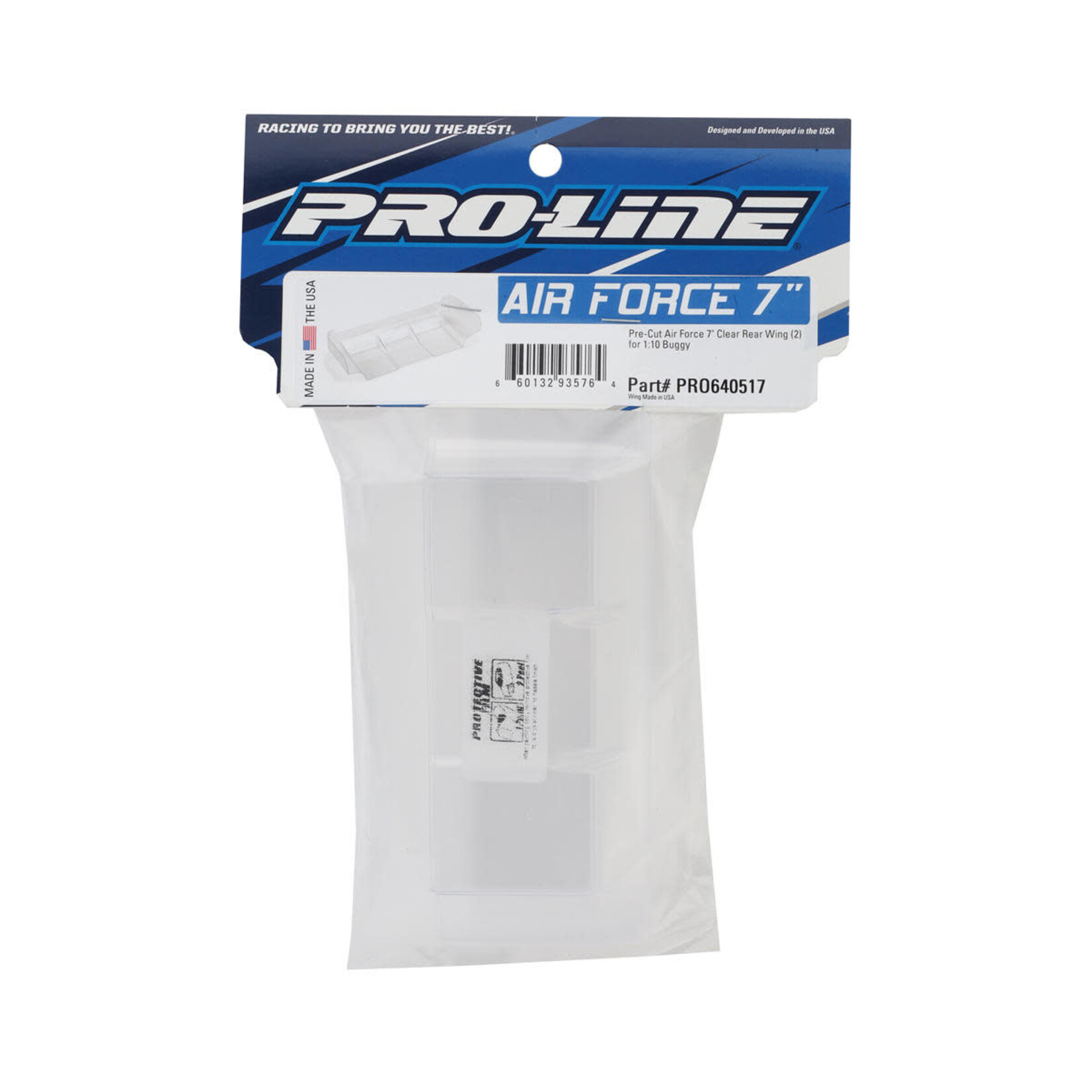 Pro-Line #PRO640517 Pro-Line Air Force Pre-Cut 1/10 Buggy Wing (7" Wide) (2)