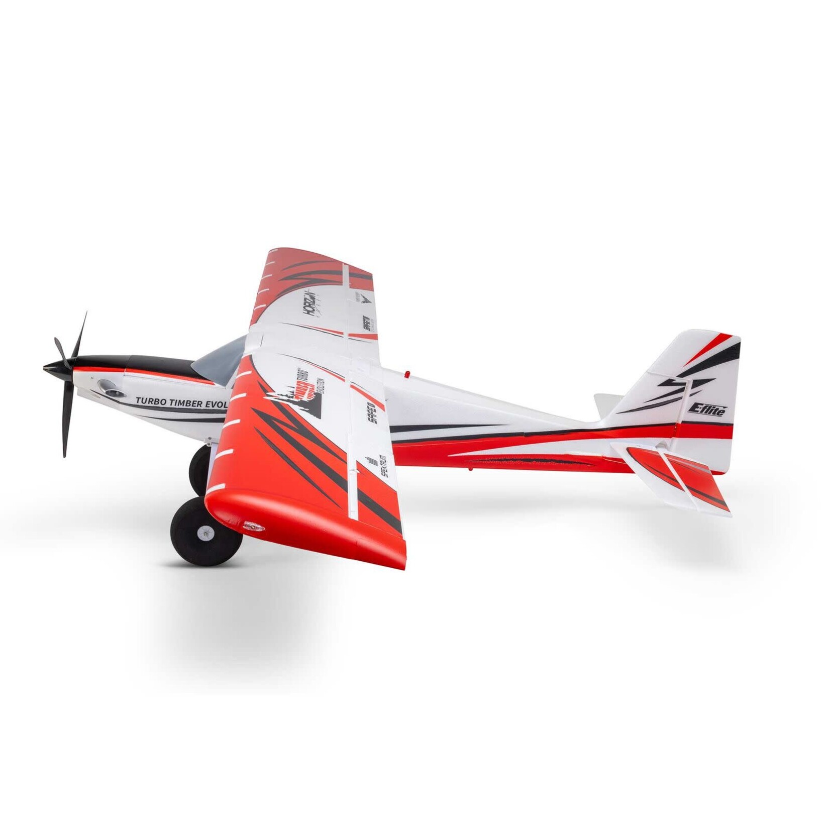 E-flite #EFL105250B  E-Flite Turbo Timber Evolution 1.5m BNF Basic, includes Floats