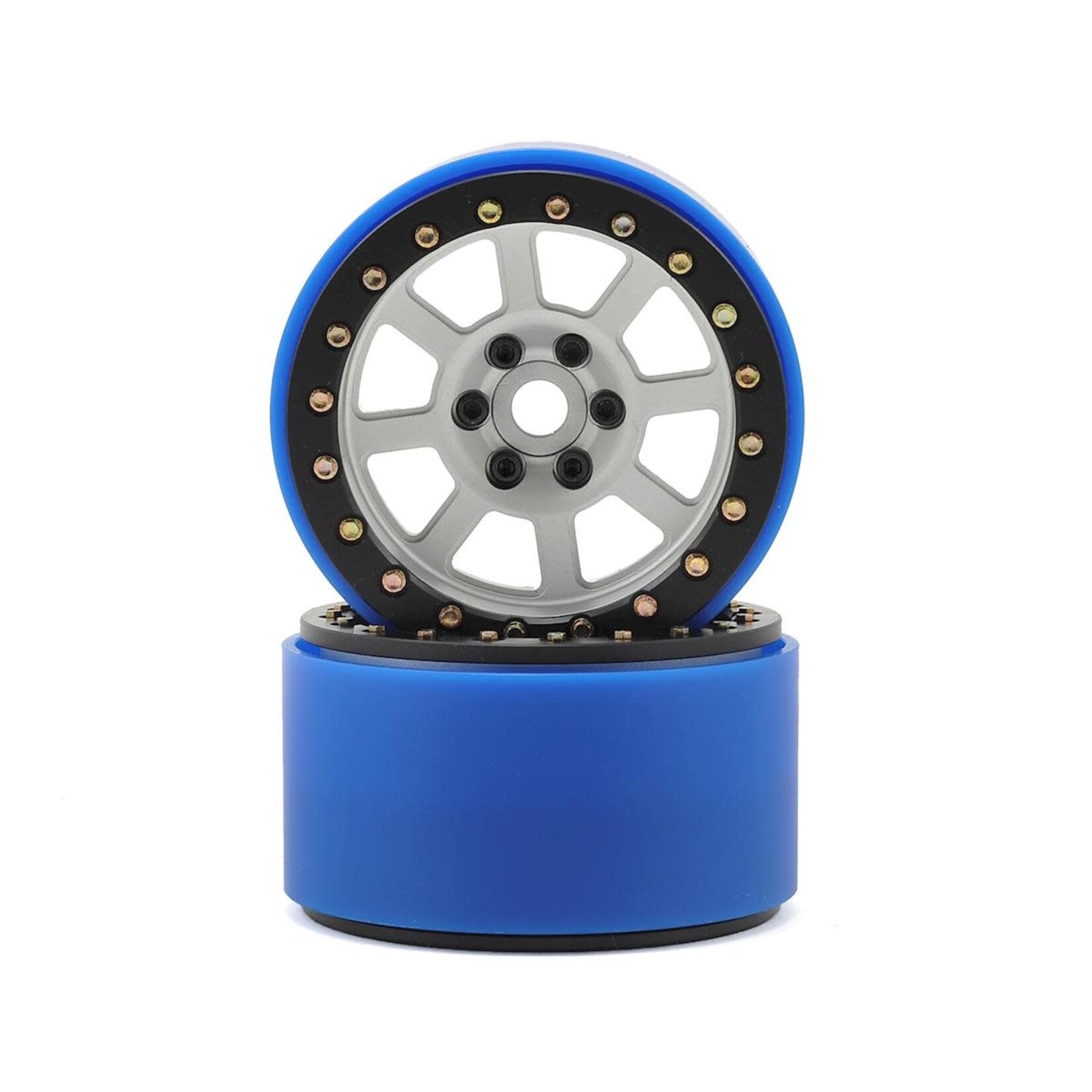 SSD RC #SSD00162 SSD RC 2.2 Wide Assassin PL Beadlock Wheels (Silver) (2) (Pro-Line Tires)