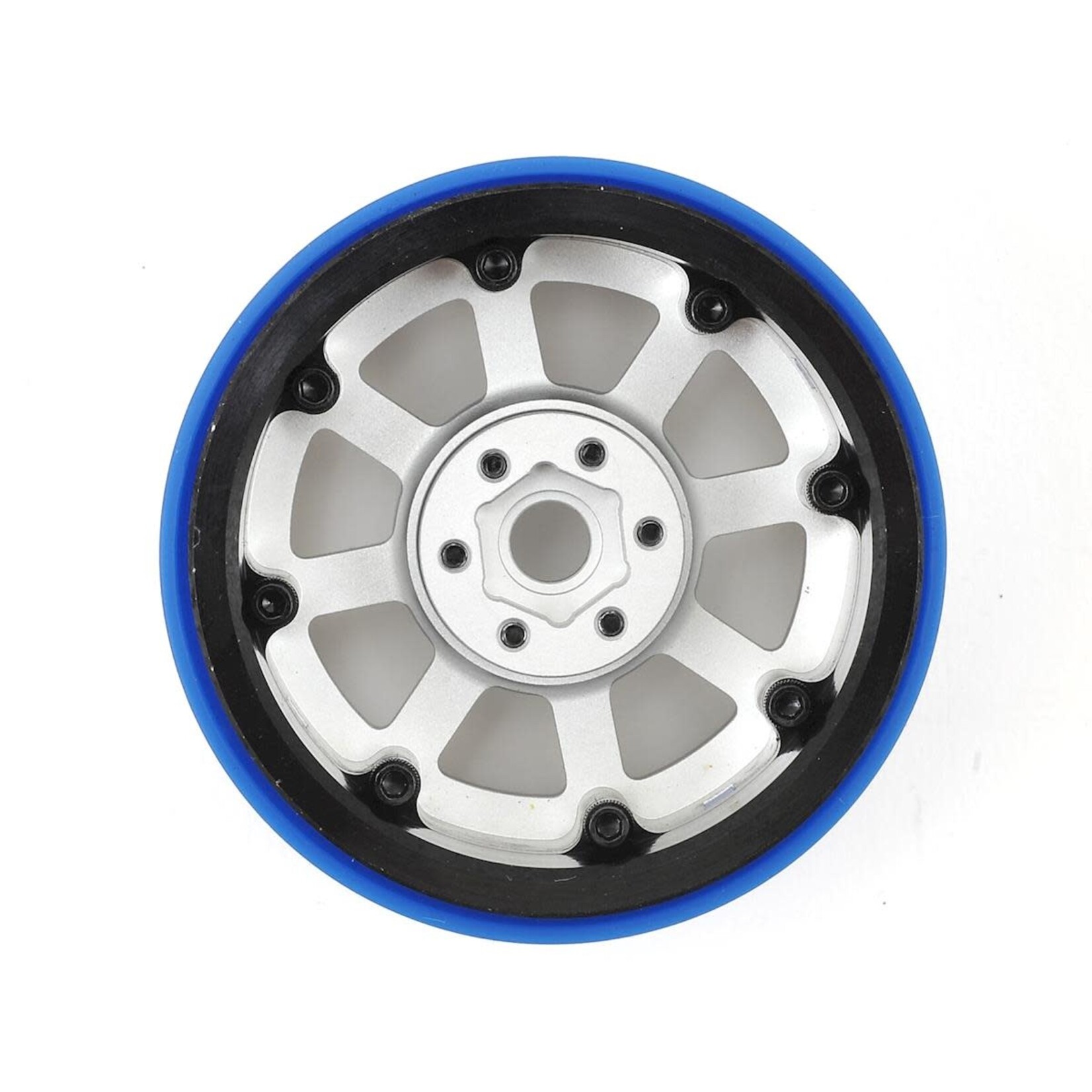 SSD RC #SSD00162 SSD RC 2.2 Wide Assassin PL Beadlock Wheels (Silver) (2) (Pro-Line Tires)