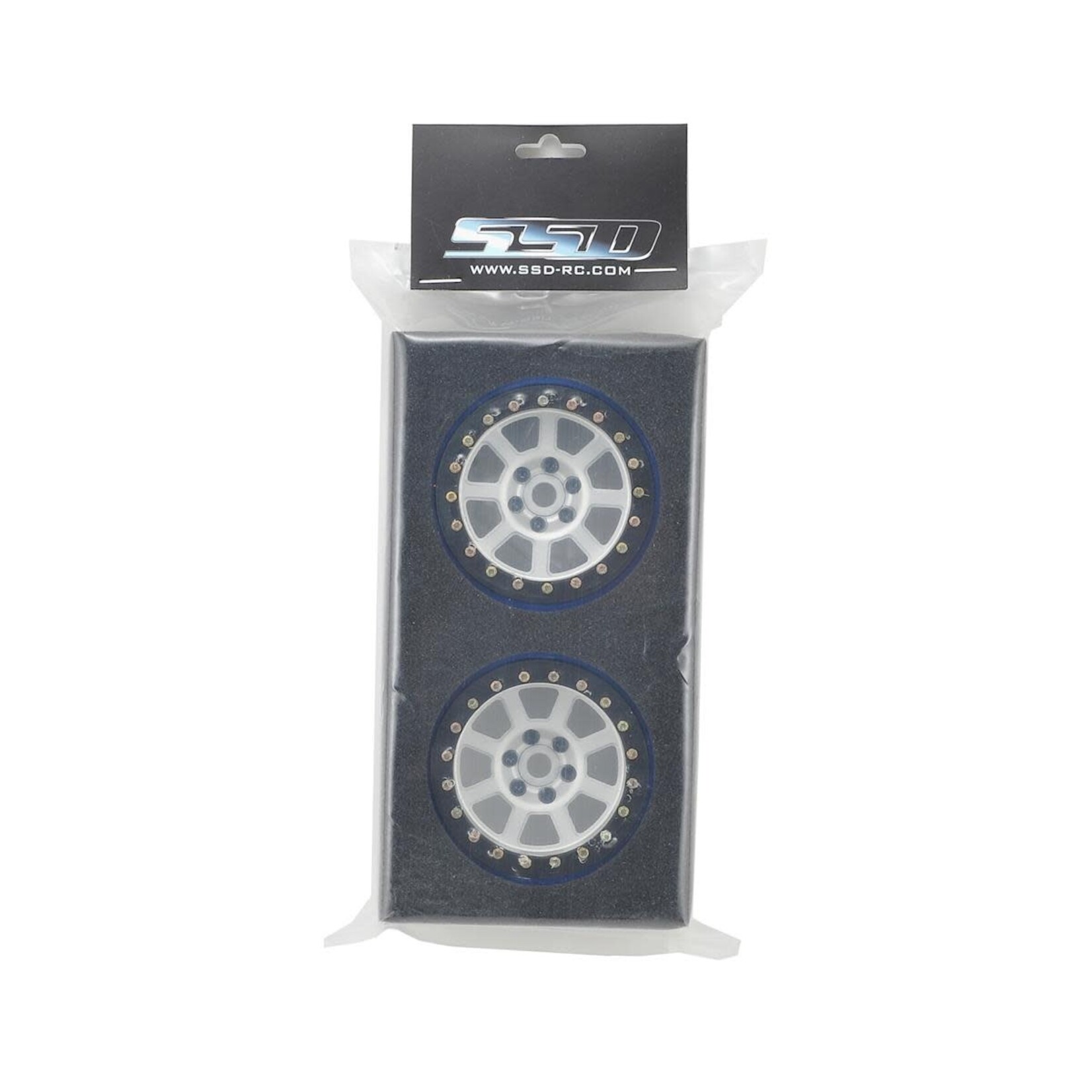 SSD RC #SSD00162 SSD RC 2.2 Wide Assassin PL Beadlock Wheels (Silver) (2) (Pro-Line Tires)