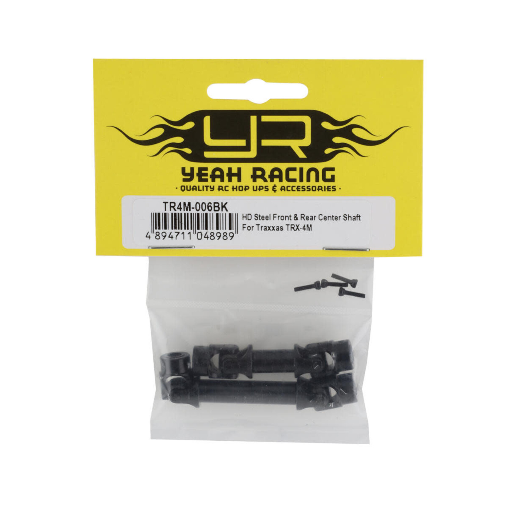 Yeah Racing #TR4M-006BK Yeah Racing HD Steel Center Driveshaft Set for Traxxas TRX-4M
