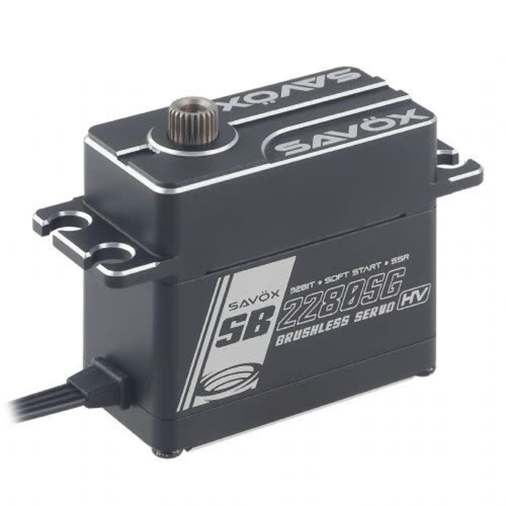 Savox #SB-2280SG Savox  High Voltage Brushless Steel Gear Monster Torque Servo with Soft Start, 0.12sec / 833.2oz @ 8.4V
