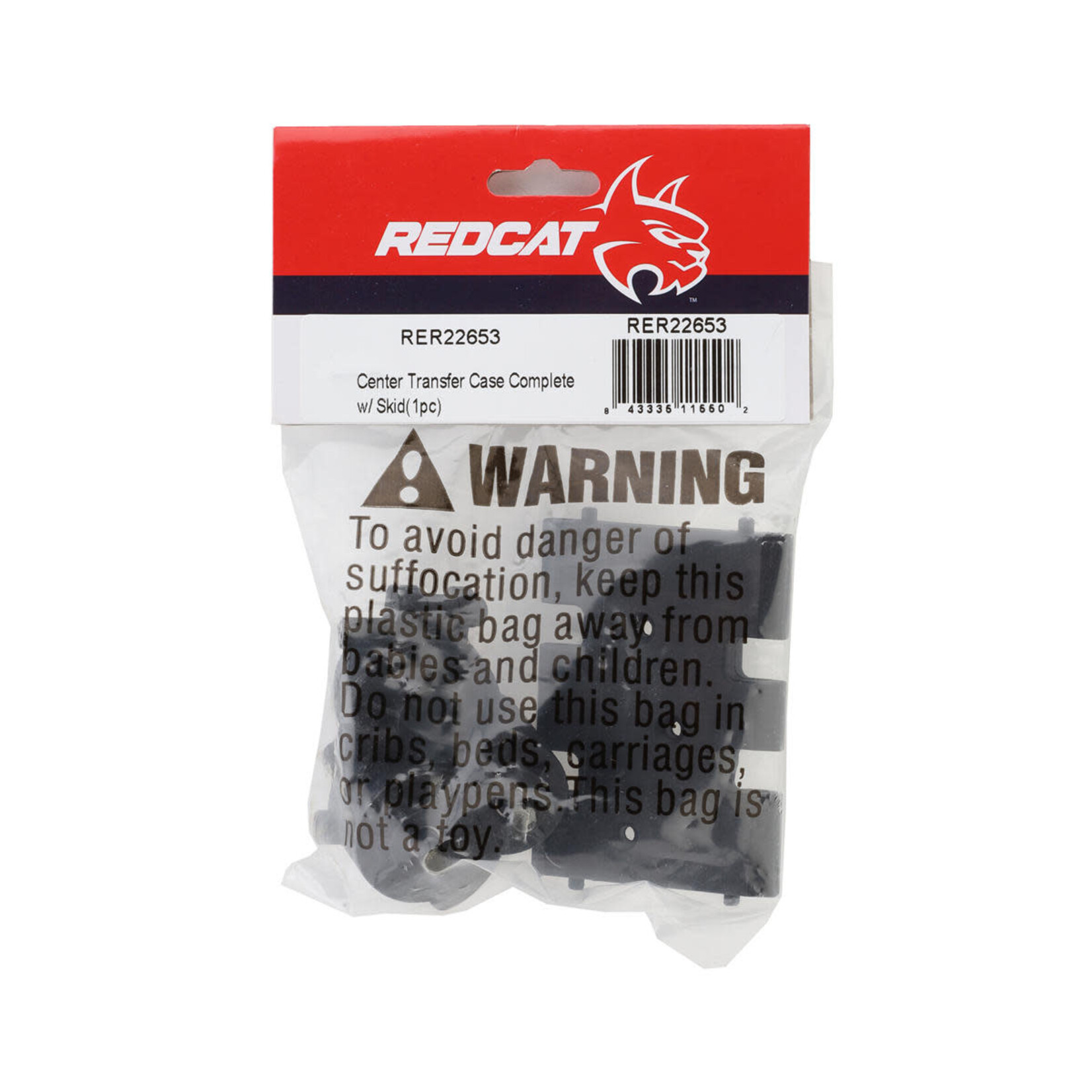 Redcat Racing #RER22653 Redcat Ascent Complete Center Transfer Case & Skid Plate Set