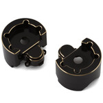 Redcat Racing #RER30586 Redcat Ascent Brass Outer Portal Covers (Black) (2) (144g)