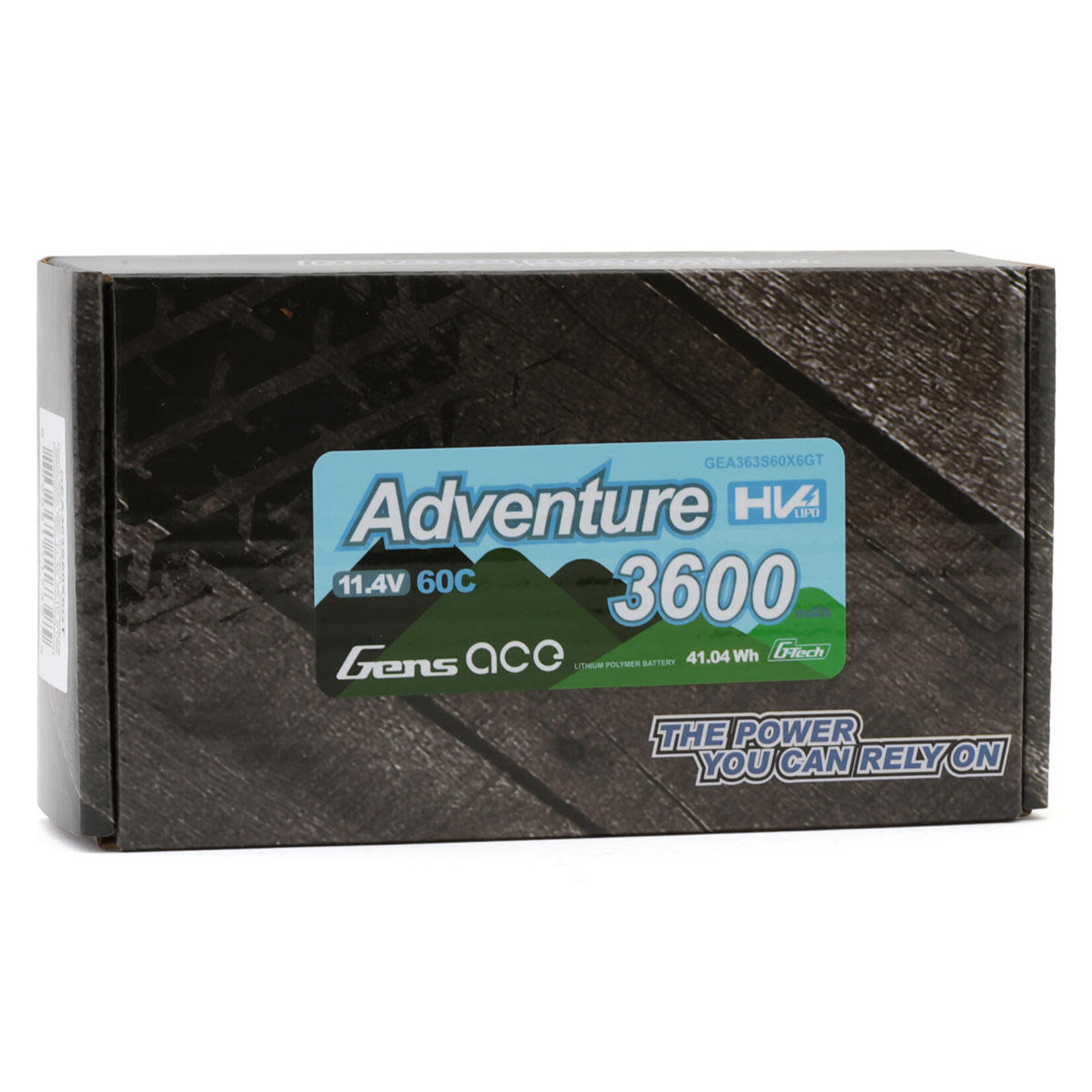 Gens Ace #GEA363S60X6GT Gens Ace G-Tech Smart 3S LiHV Battery 60C (11.4V 3600mAh) w/XT60 Connector