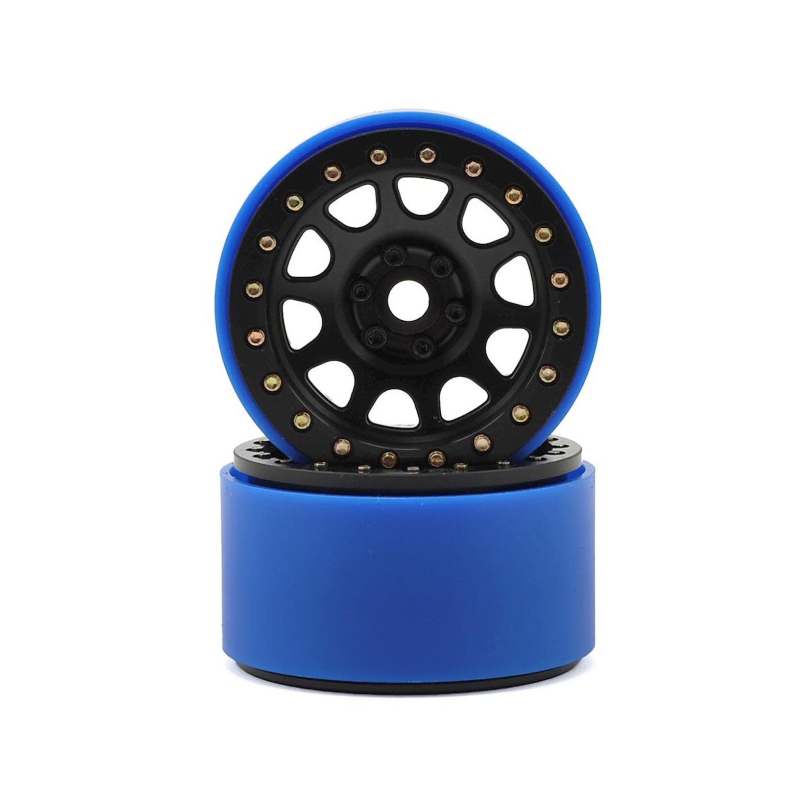 SSD RC #SSD00152 SSD RC 2.2 D Hole PL Beadlock Wheels (Black) (2) (Pro-Line Tires)