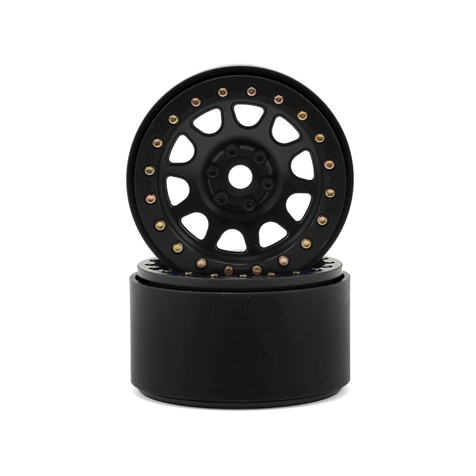 SSD RC #SSD00156 SSD RC 2.2 D Hole Beadlock Wheels (Black) (2)